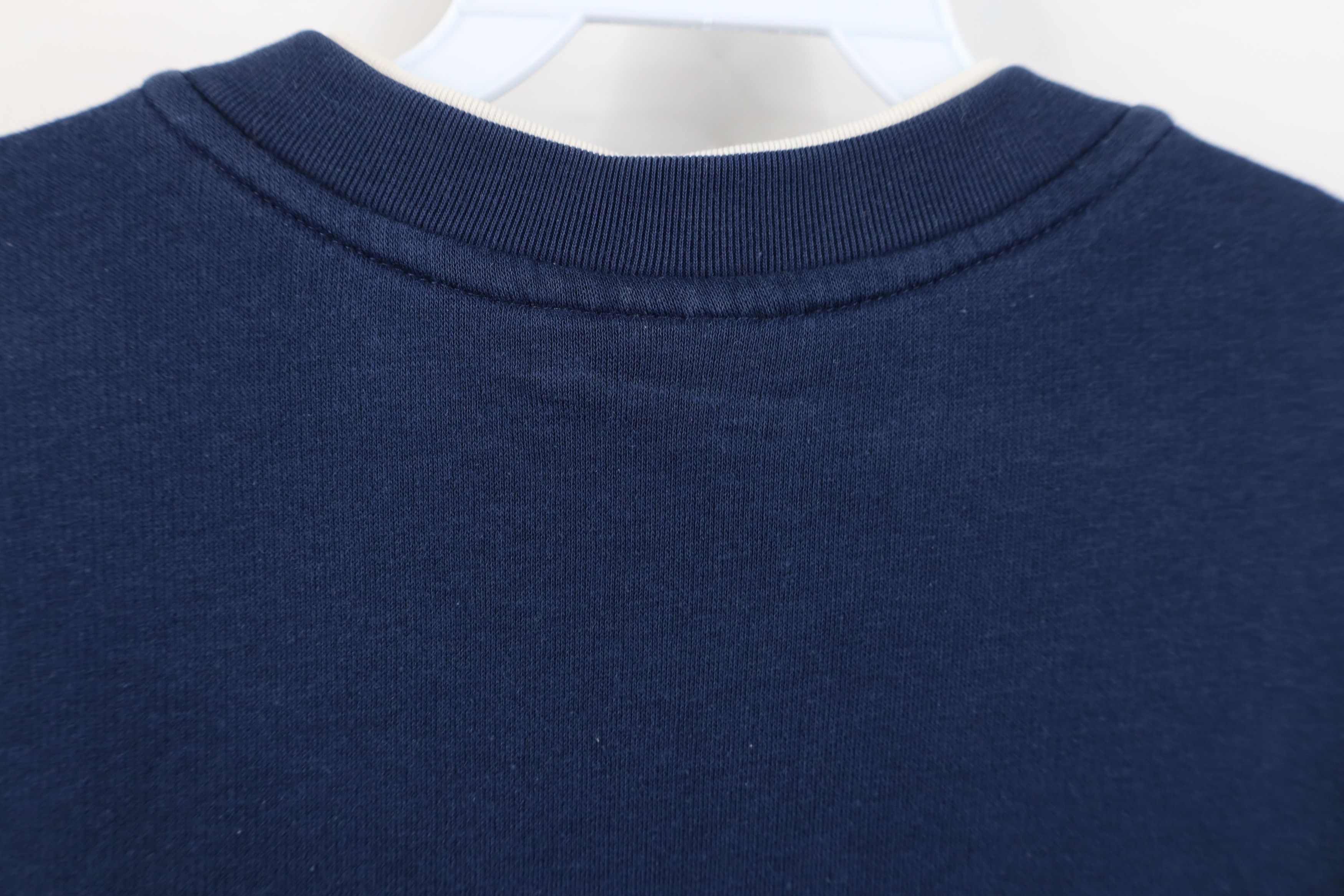 Vintage Vintage 90s Streetwear Fall Leaf Cat Kitten Sweatshirt Blue Size S / US 4 / IT 40 - 11 Thumbnail
