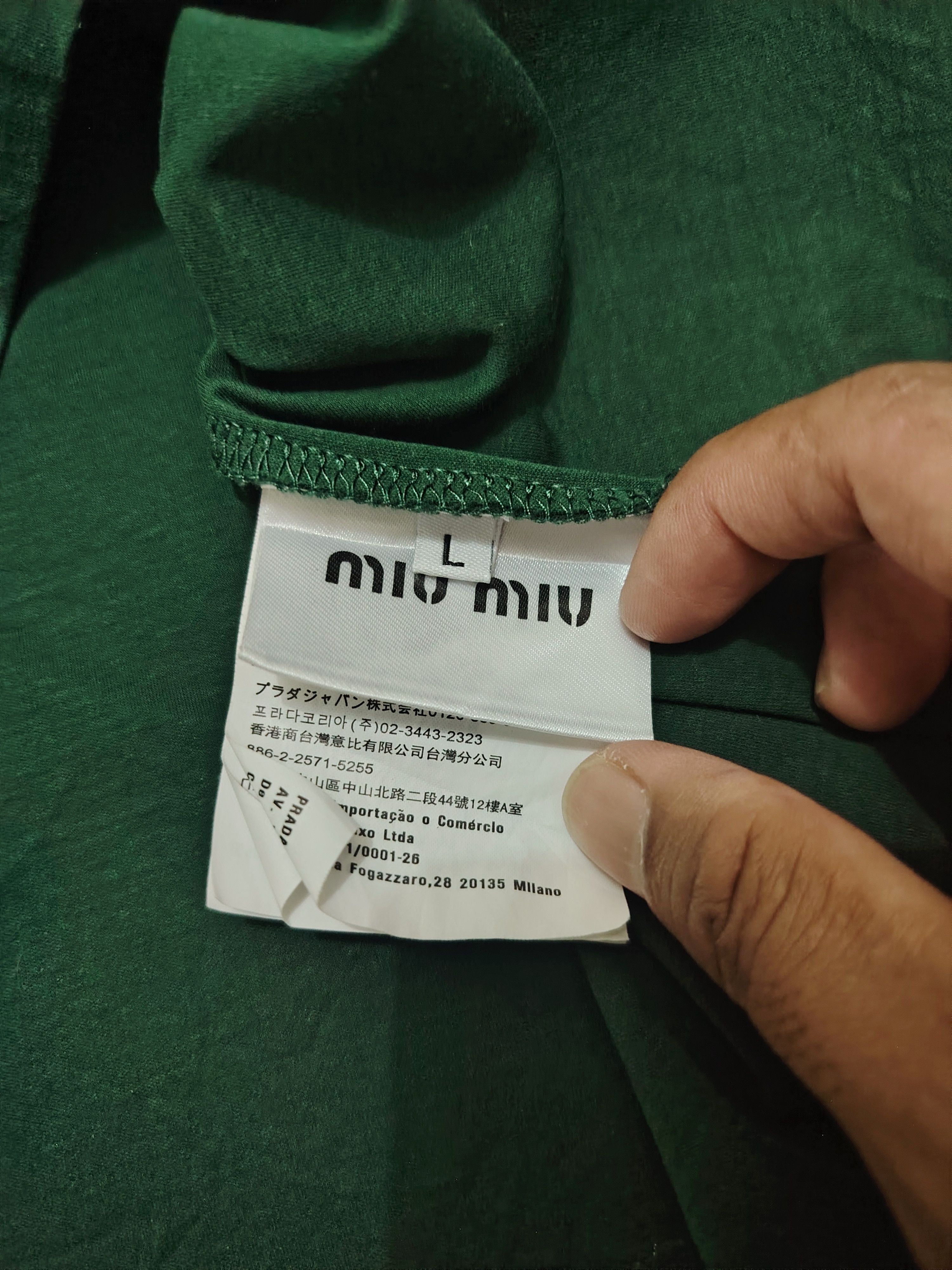 Miu Miu Miu miu Embroidered logos Size M / US 6-8 / IT 42-44 - 6 Thumbnail
