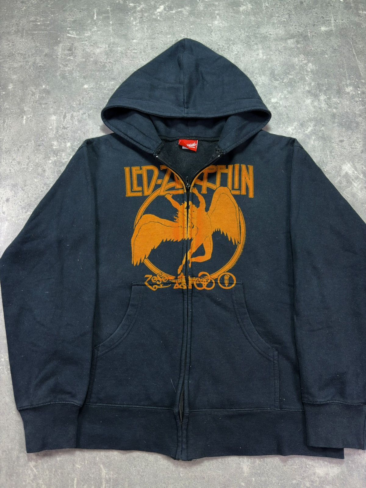 Led Zeppelin 00s Led Zeppelin Big Logo Zip Hoodie M Rock Band Metal Size US M / EU 48-50 / 2 - 6 Thumbnail
