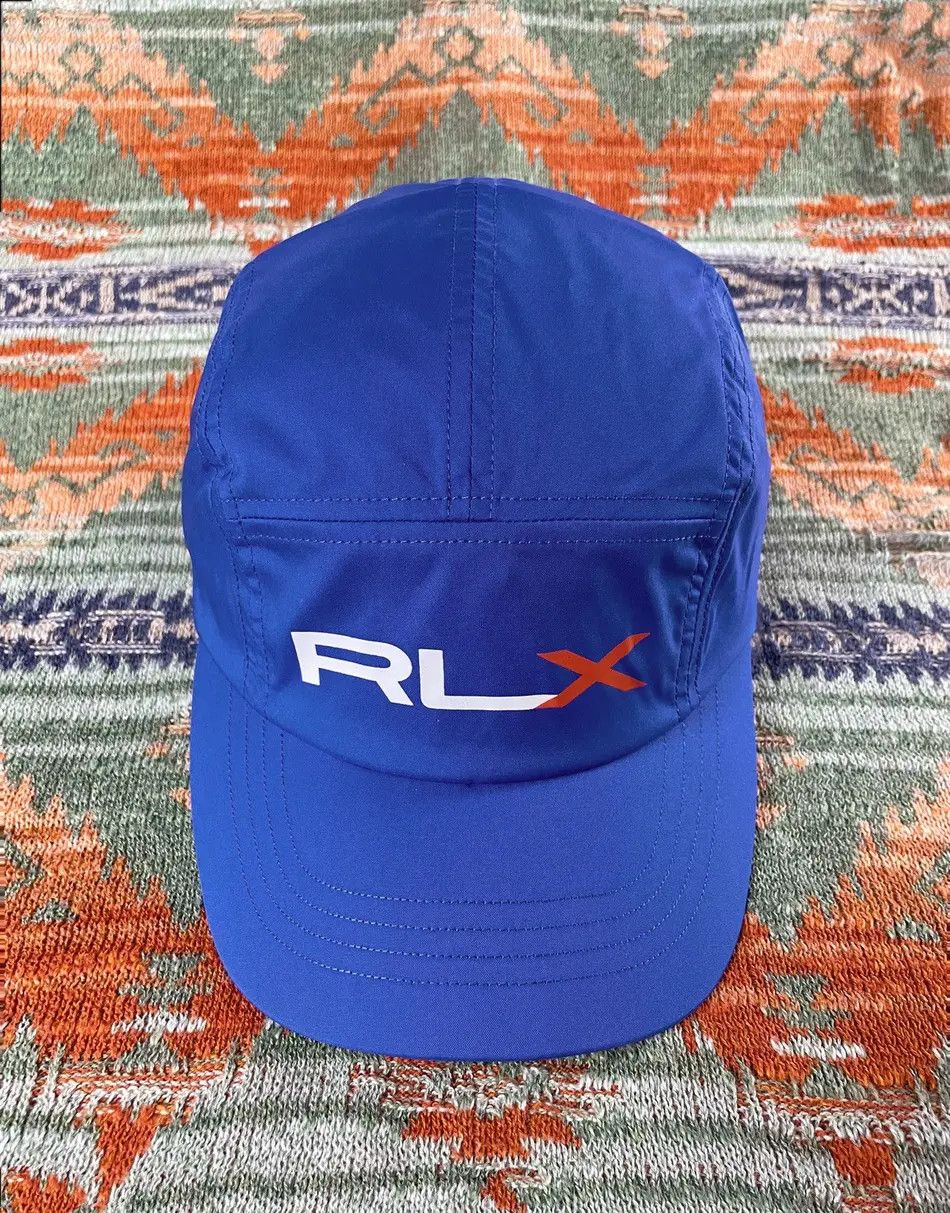 RLX Ralph Lauren × Ralph Lauren Ralph Lauren RLX 5 panels Leather Baseball Hat Cap Size ONE SIZE - 1 Thumbnail