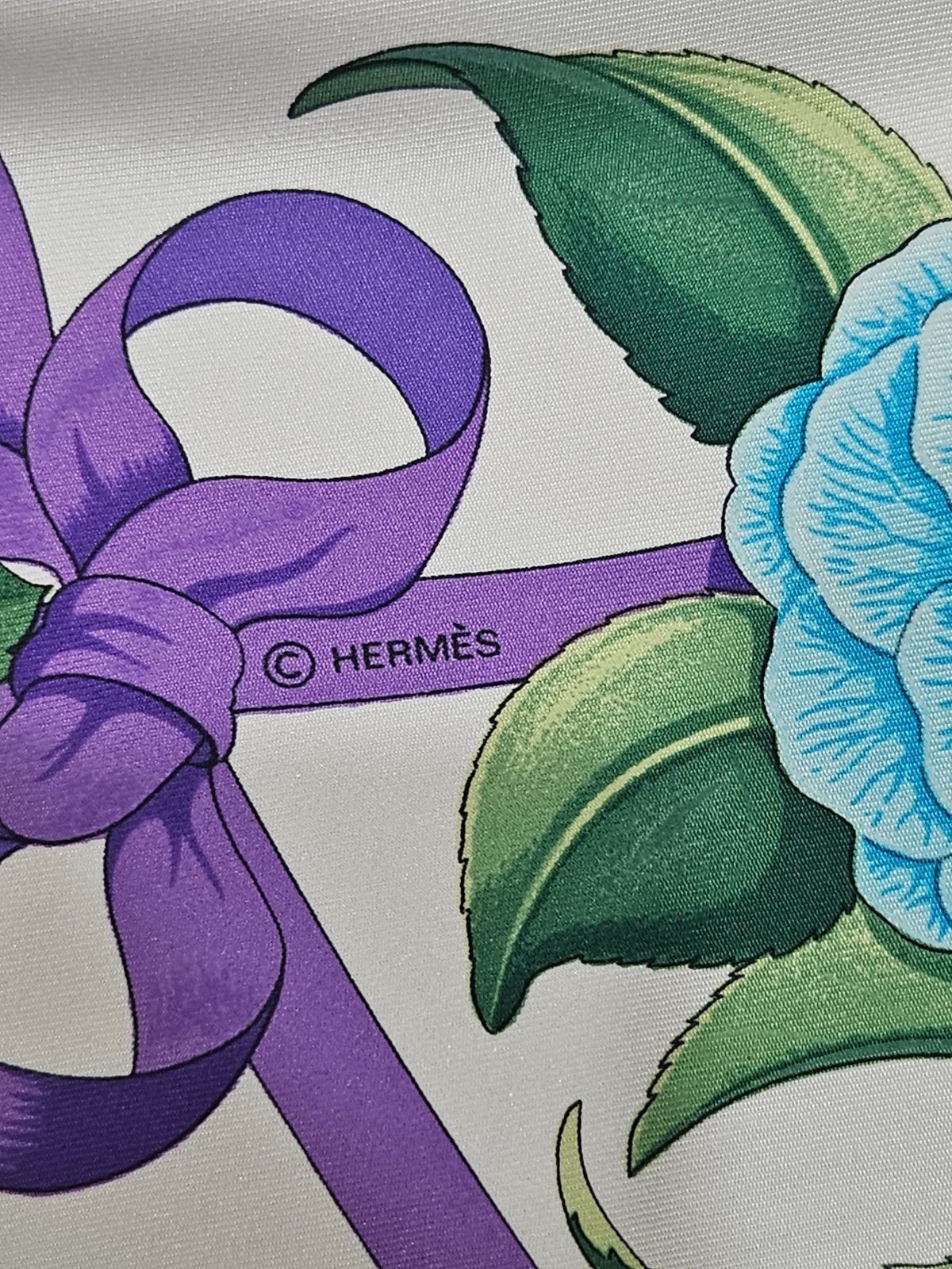 Hermes Hermes Carre Fleurs de L'Opera Silk Scarf Size ONE SIZE - 6 Thumbnail