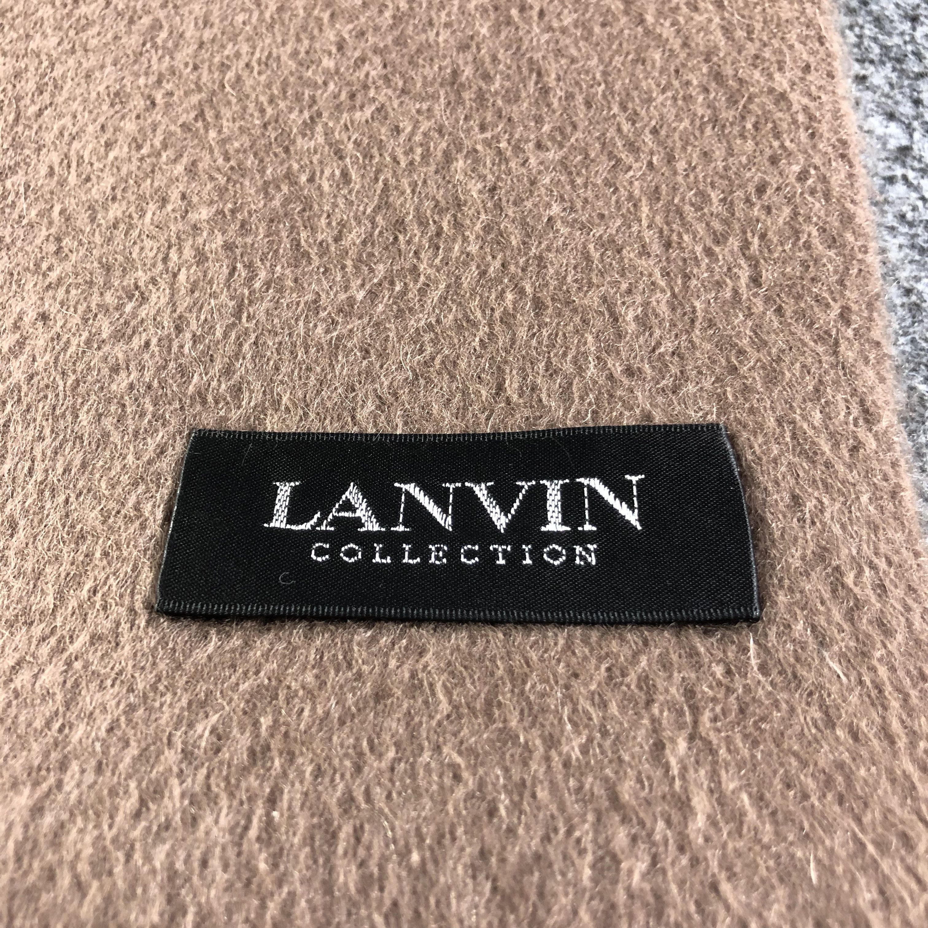 Lanvin Lanvin Cashmere Scarf Muffler V1093 Size ONE SIZE - 4 Thumbnail