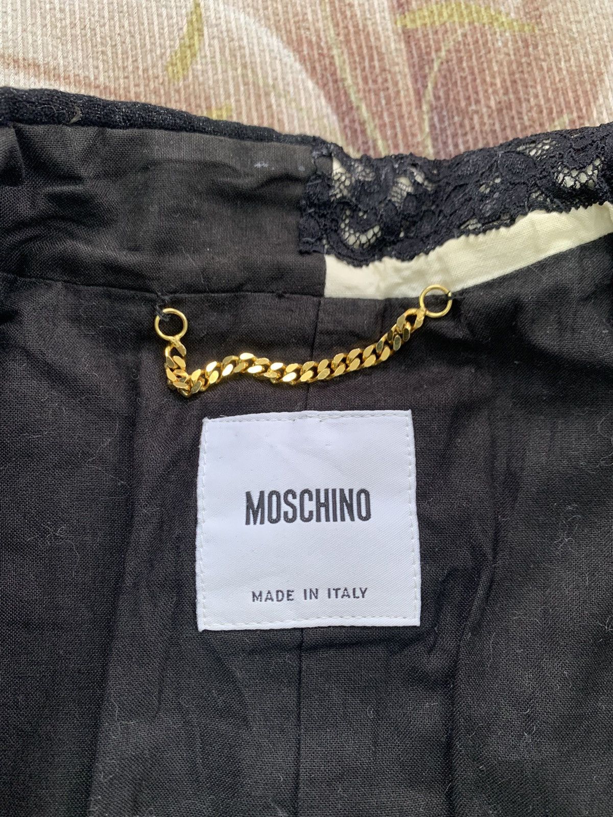 Moschino Rare Distress Constructed Design Moschino Wool Jacket Size L / US 10 / IT 46 - 19 Thumbnail