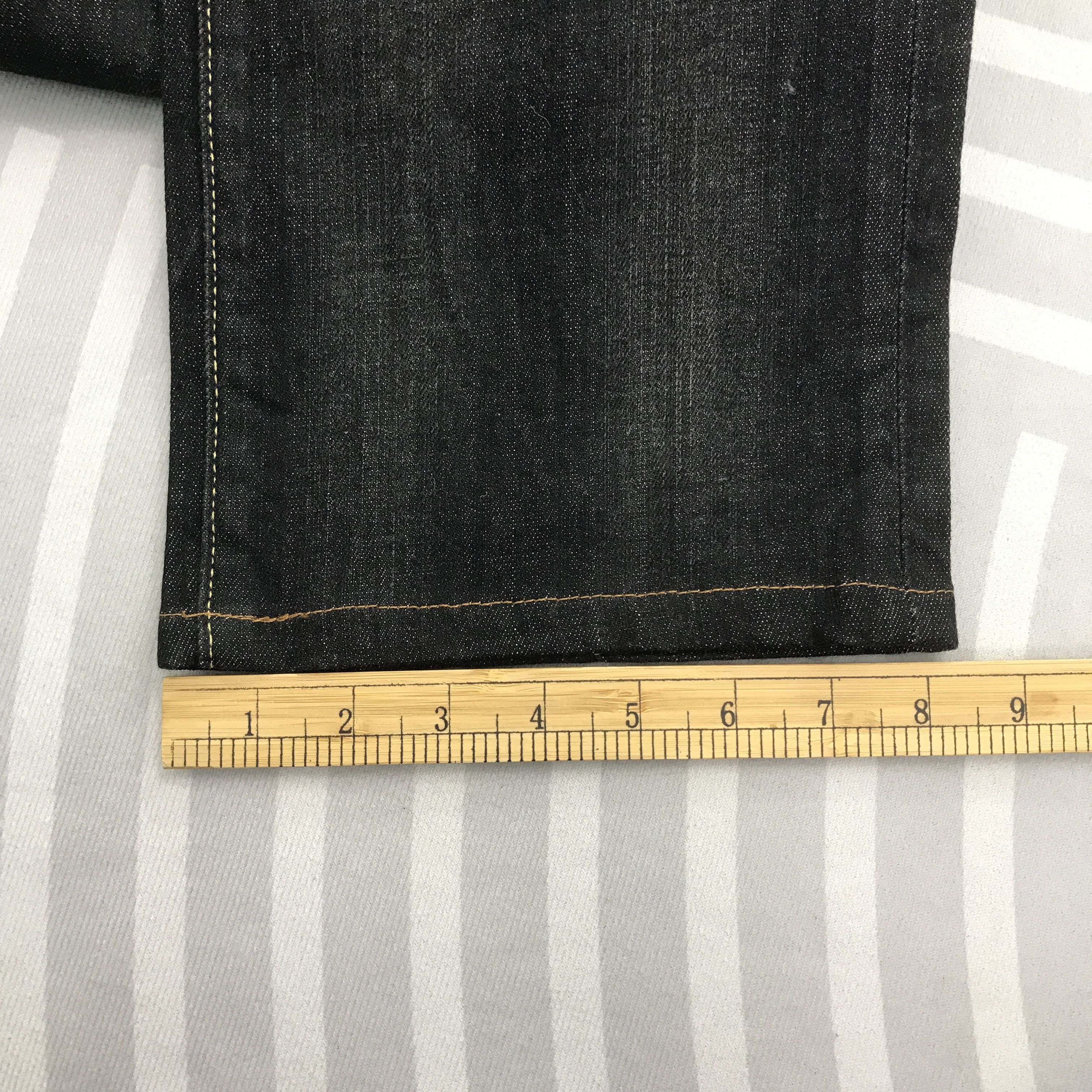 Japanese Brand × Vintage Vintage Japan black denim Distressed denim jeans pants Size US 34 / EU 50 - 12 Thumbnail