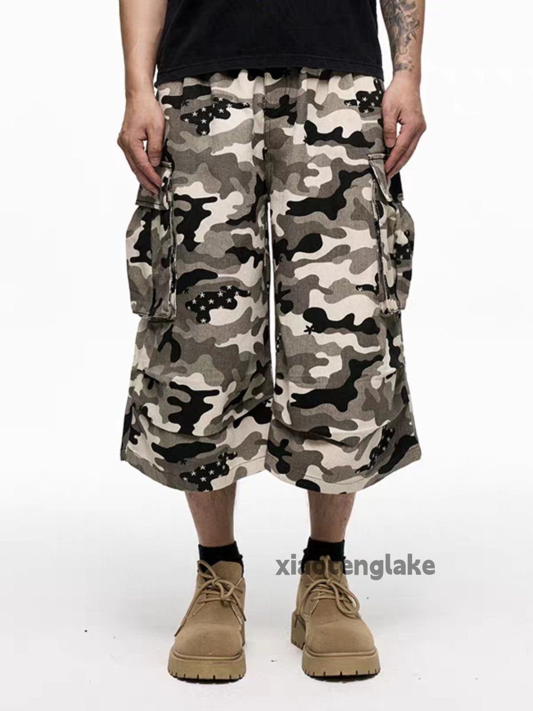 Vintage Xz Military outdoor tactical hiking mountain cargo shorts Size US 28 / EU 44 - 1 Thumbnail