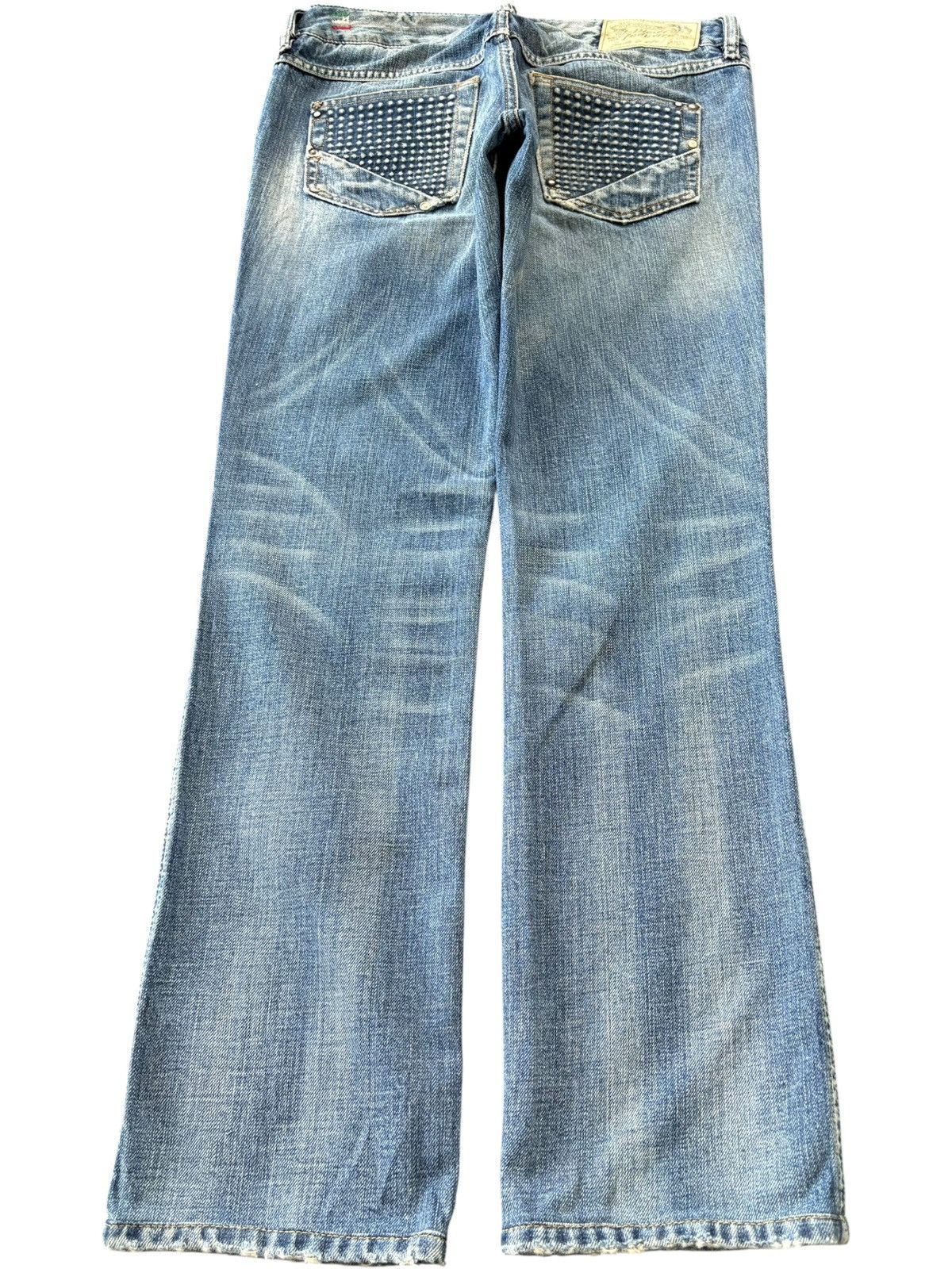 Diesel Vintage Diesel Lhela Beaded Pocket Distressed Jeans Size 31" - 2 Thumbnail