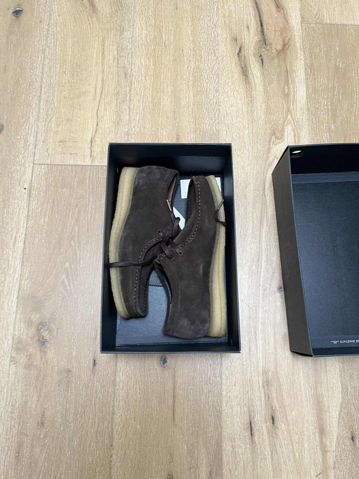 Clarks Wallabee Dark Brown Suede