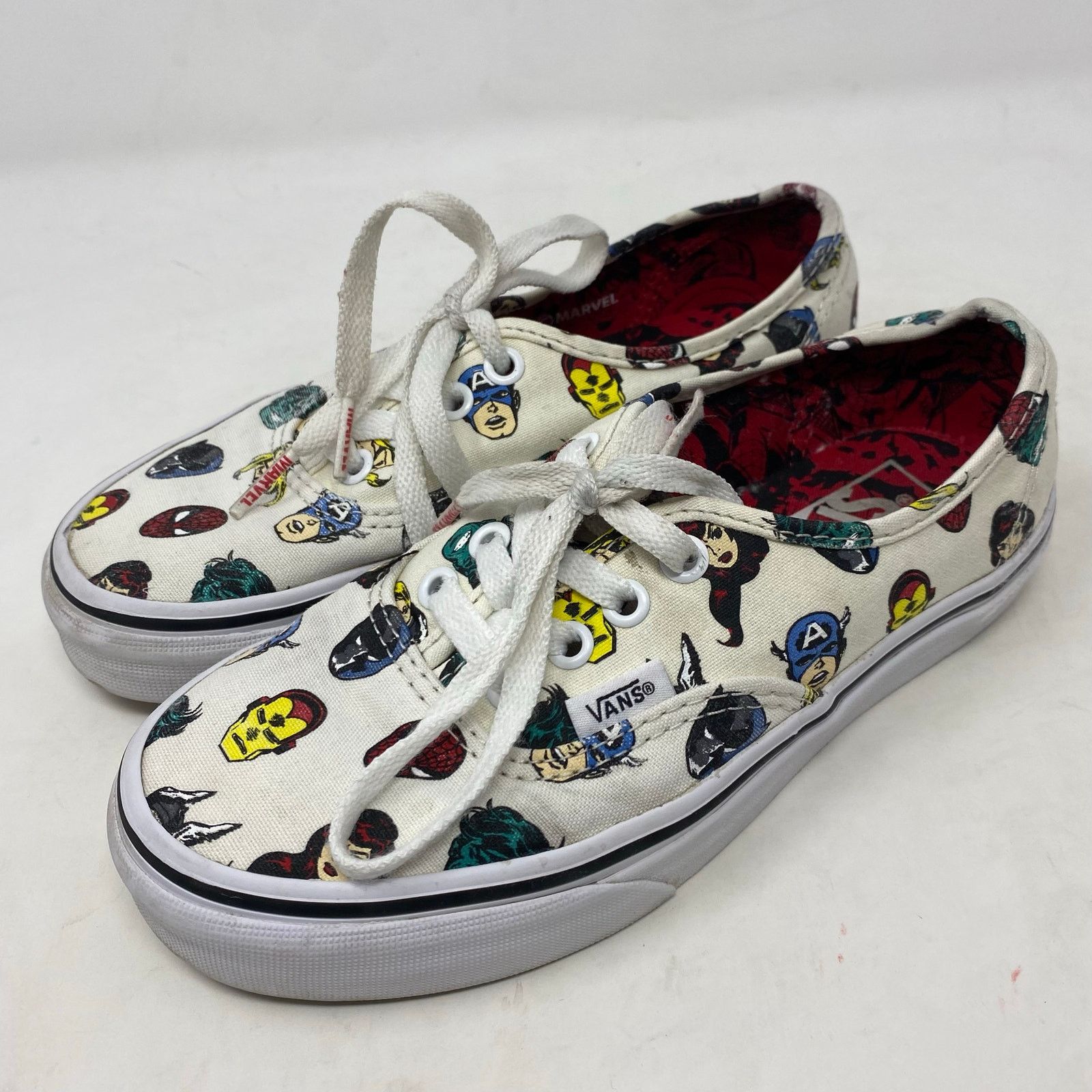 Vans VANS Marvel Avengers Masks Faces Authentic Shoes Size 5 Size US 5 / IT 35 - 1 Thumbnail
