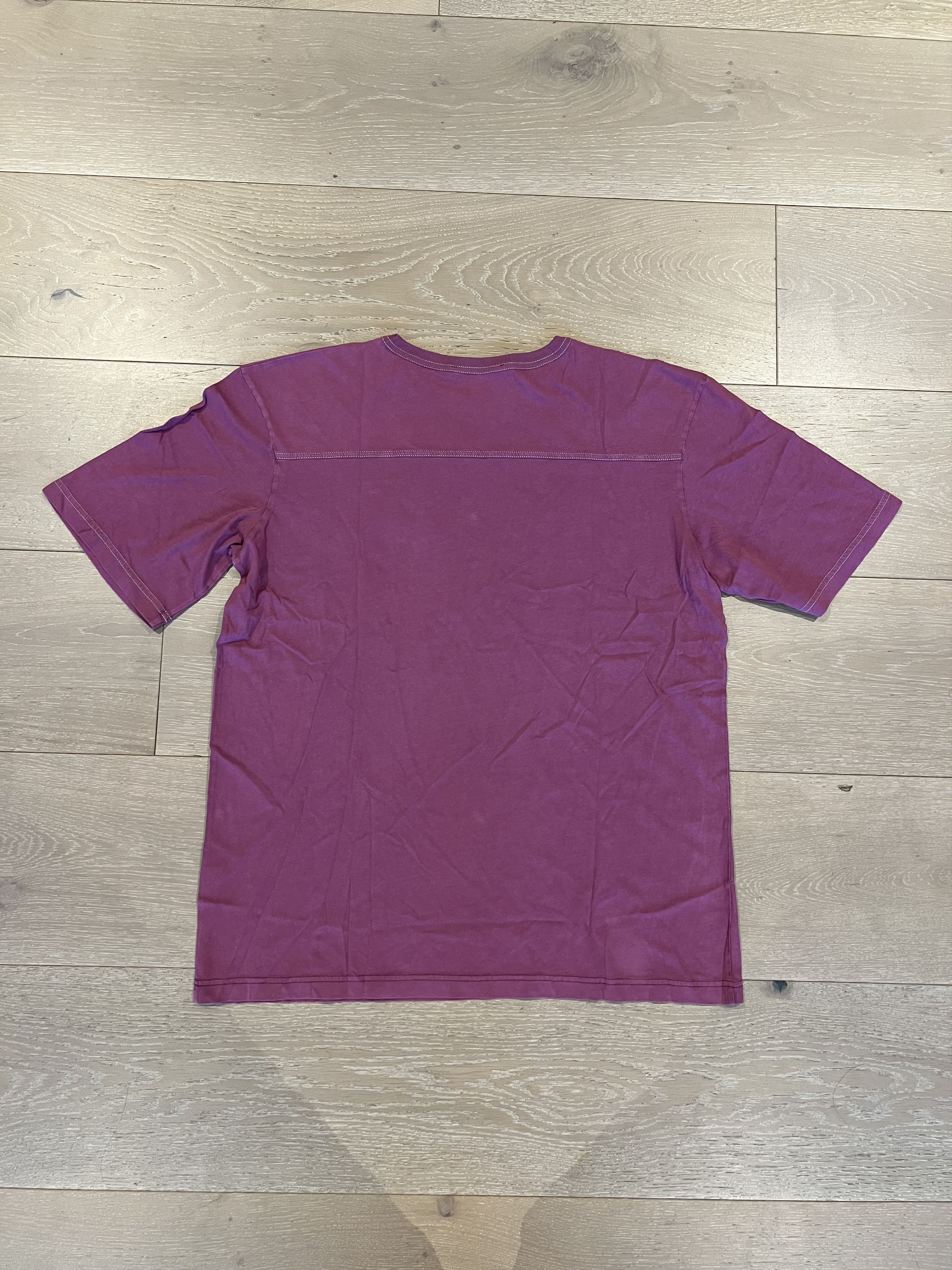 Acne Studios 💚 Acne Studios Embroidered Burgundy T-Shirt Medium NEW Size US M / EU 48-50 / 2 - 2 Thumbnail