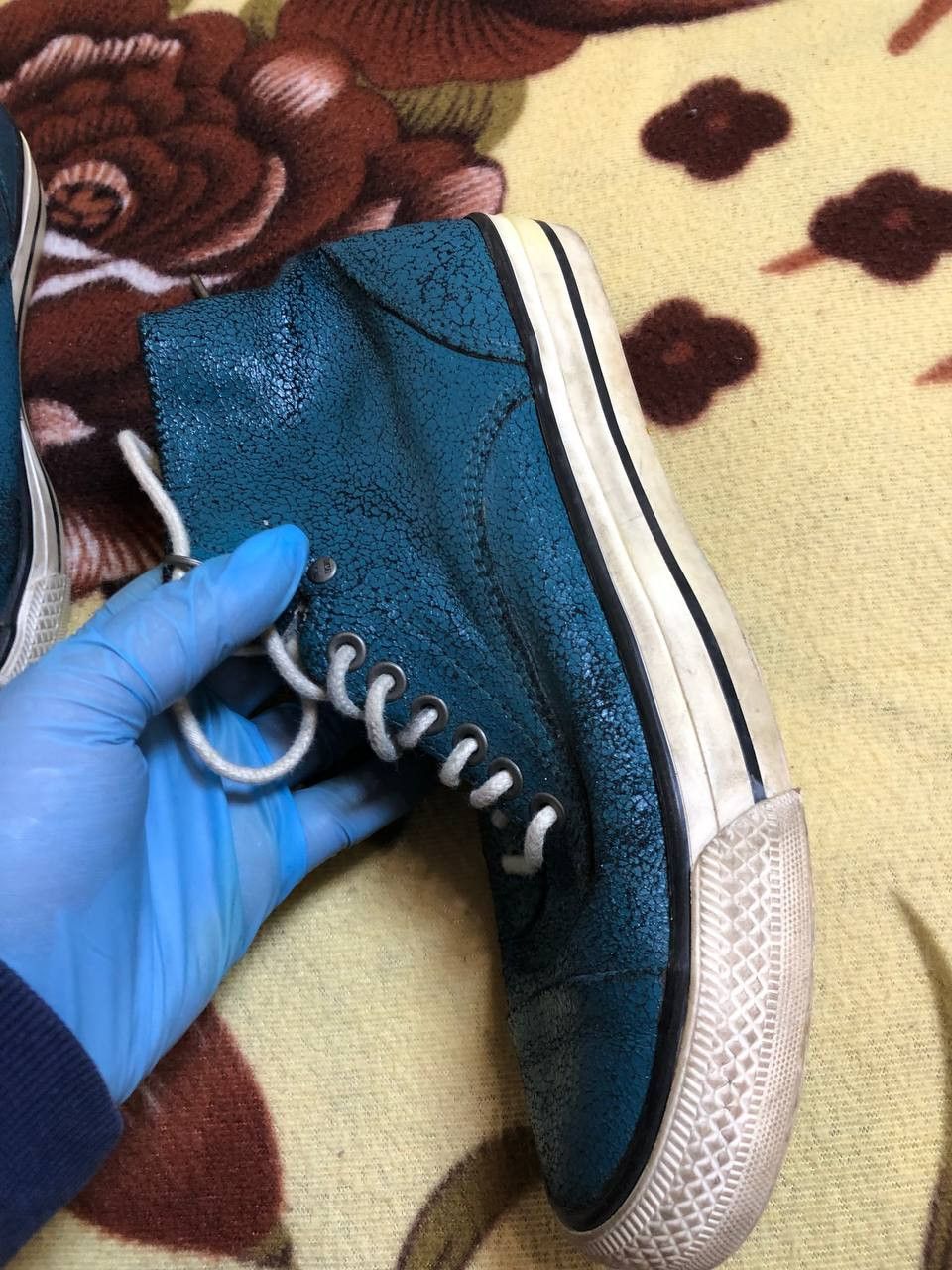 Diesel Diesel leather sneakers women Size US 7 / IT 37 - 9 Thumbnail