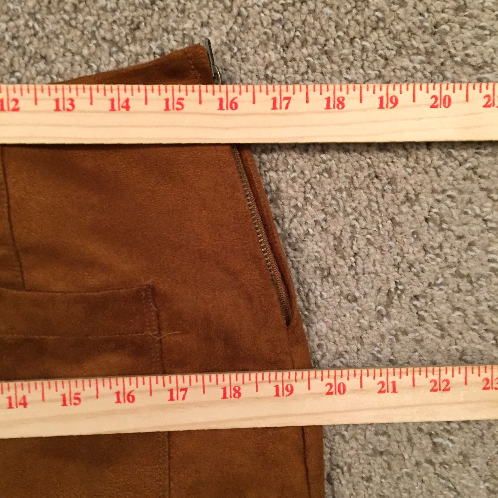 Old Navy Old Navy Pencil Skirt Petite Brown Short Lined Microfiber 8P Women Skirt Vintage No Size 30" / US 8 / IT 44 - 3 Thumbnail