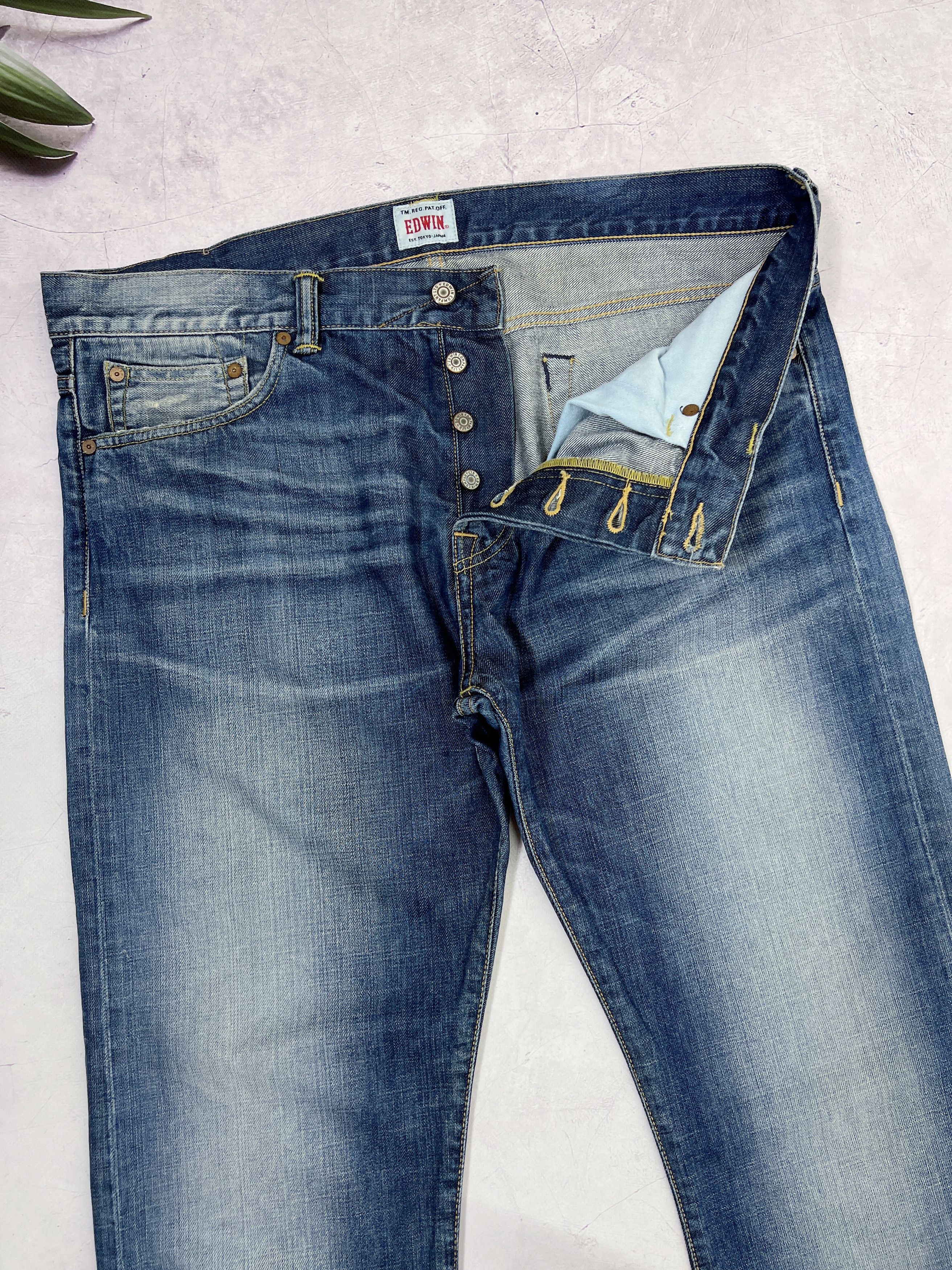 Edwin × Japanese Brand Edwin Denim Pant Jeans ED-71 Slim Size US 36 / EU 52 - 3 Thumbnail