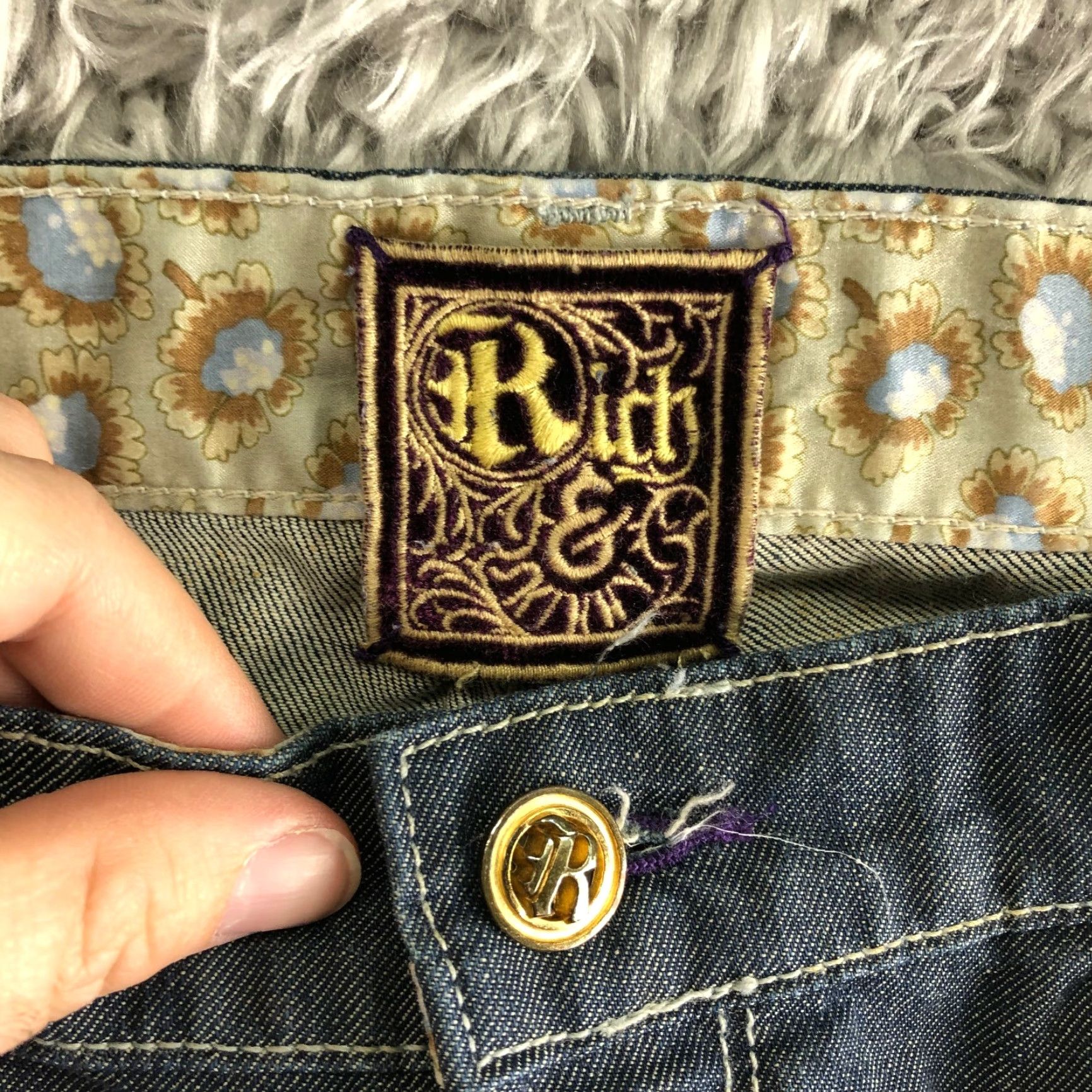 Denime Rich & Skinny Jeans Womens 29 Mid Rise Straight Blue Denim Size 29 Regular Inseam 30 Comfort Size 29" - 7 Thumbnail