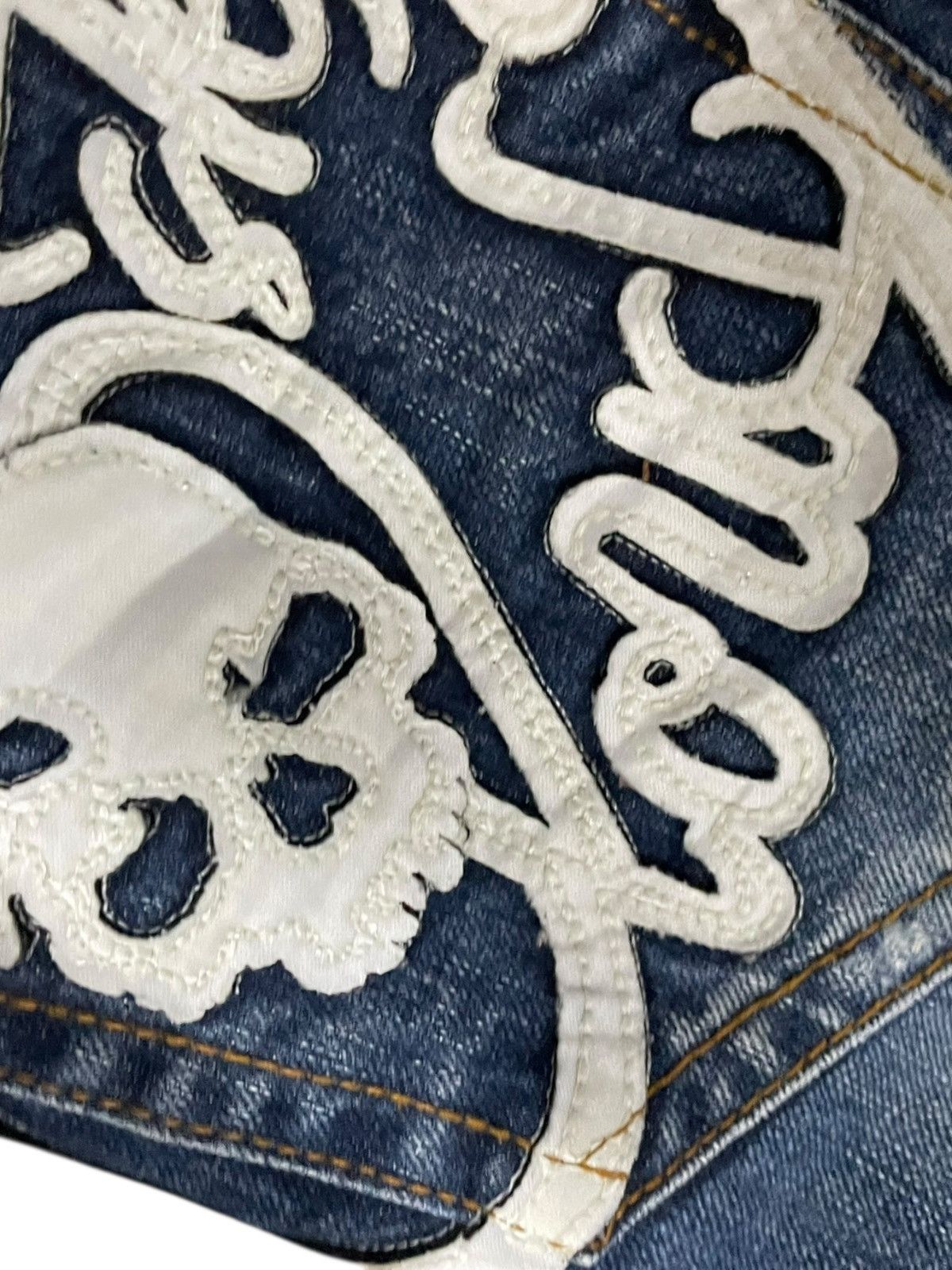 If Six Was Nine Stephead To Heaven Skull Cloud72 Jeans Size US 28 / EU 44 - 18 Thumbnail