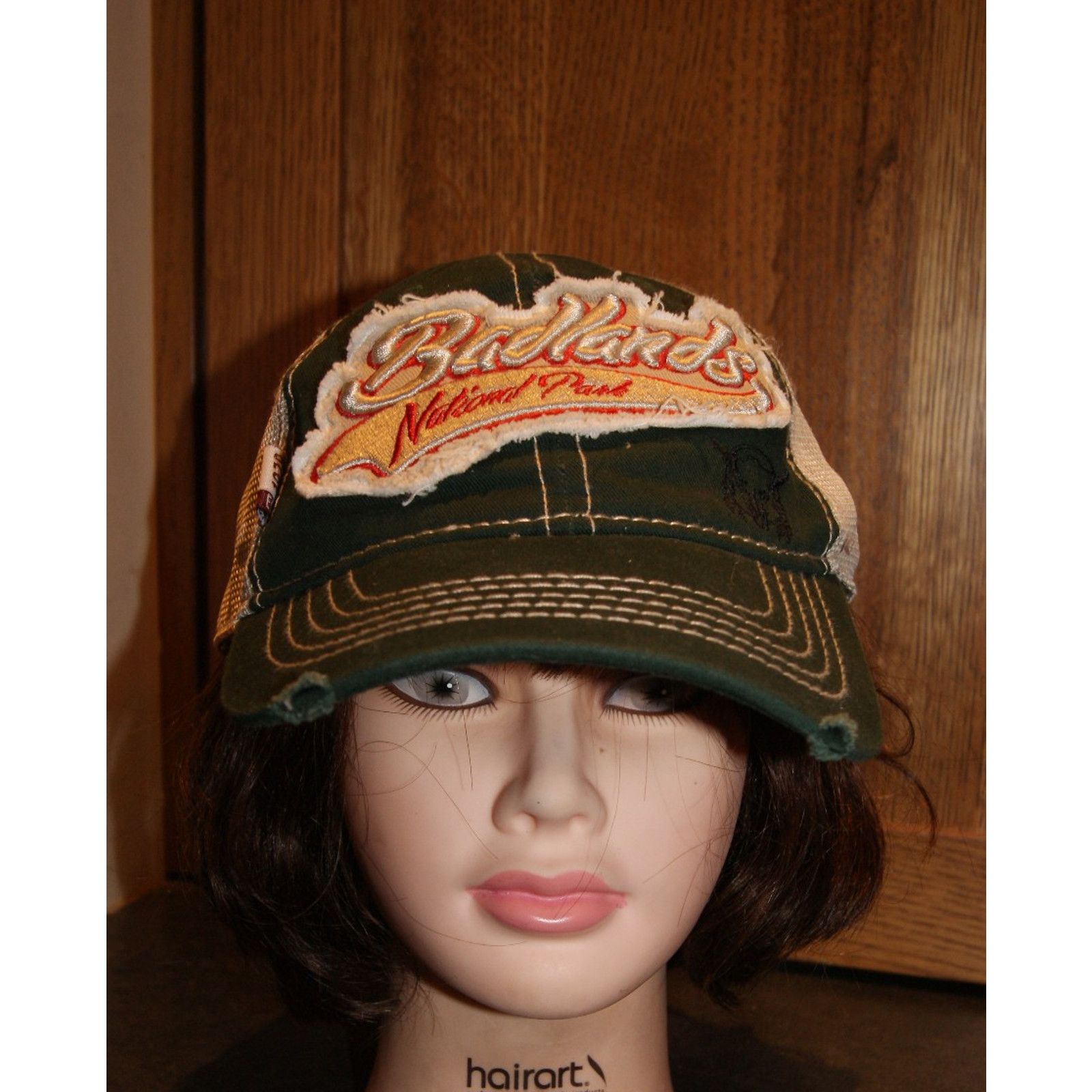 Vintage VTG Y2K Badlands National Park Design OSFA Trucker Hat Cap Size ONE SIZE - 2 Thumbnail