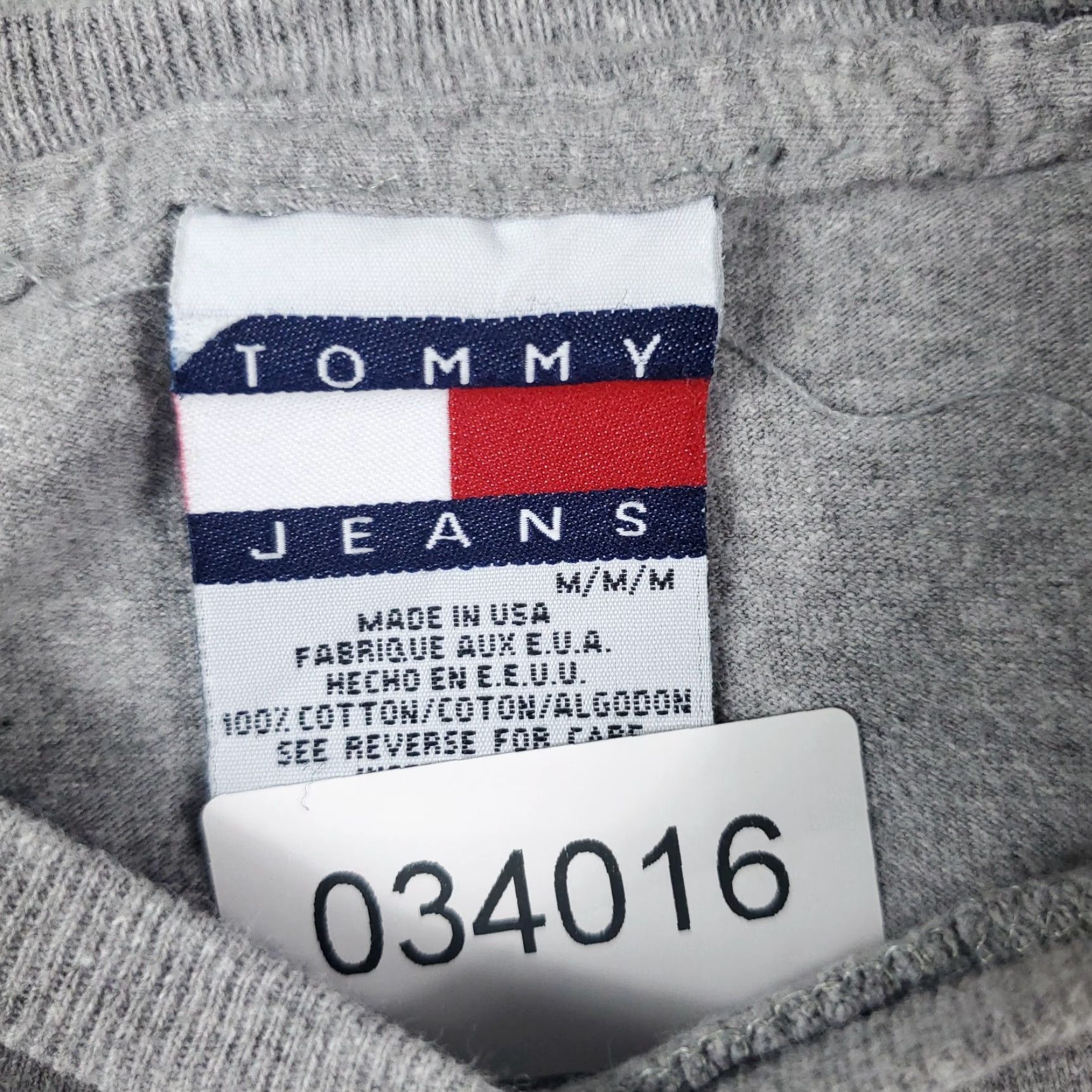 Tommy Hilfiger Tommy Hilfiger T-Shirt Men’s Medium Gray Crew Neck Short Sleeve Casual Cotton Logo Verbiage (Classic Modern American) Mens Size US M / EU 48-50 / 2 - 6 Thumbnail