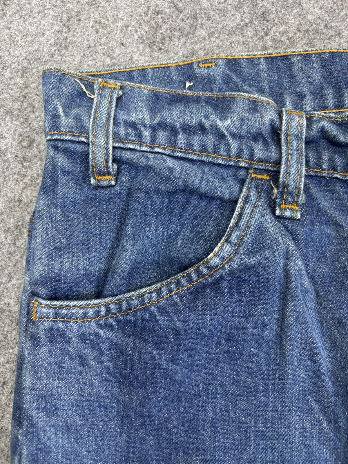 Levi's 💥Vintage💥80s Levis 646 Blue Wash Bell Bottom Denim K2 Size US 29 - 5 Thumbnail