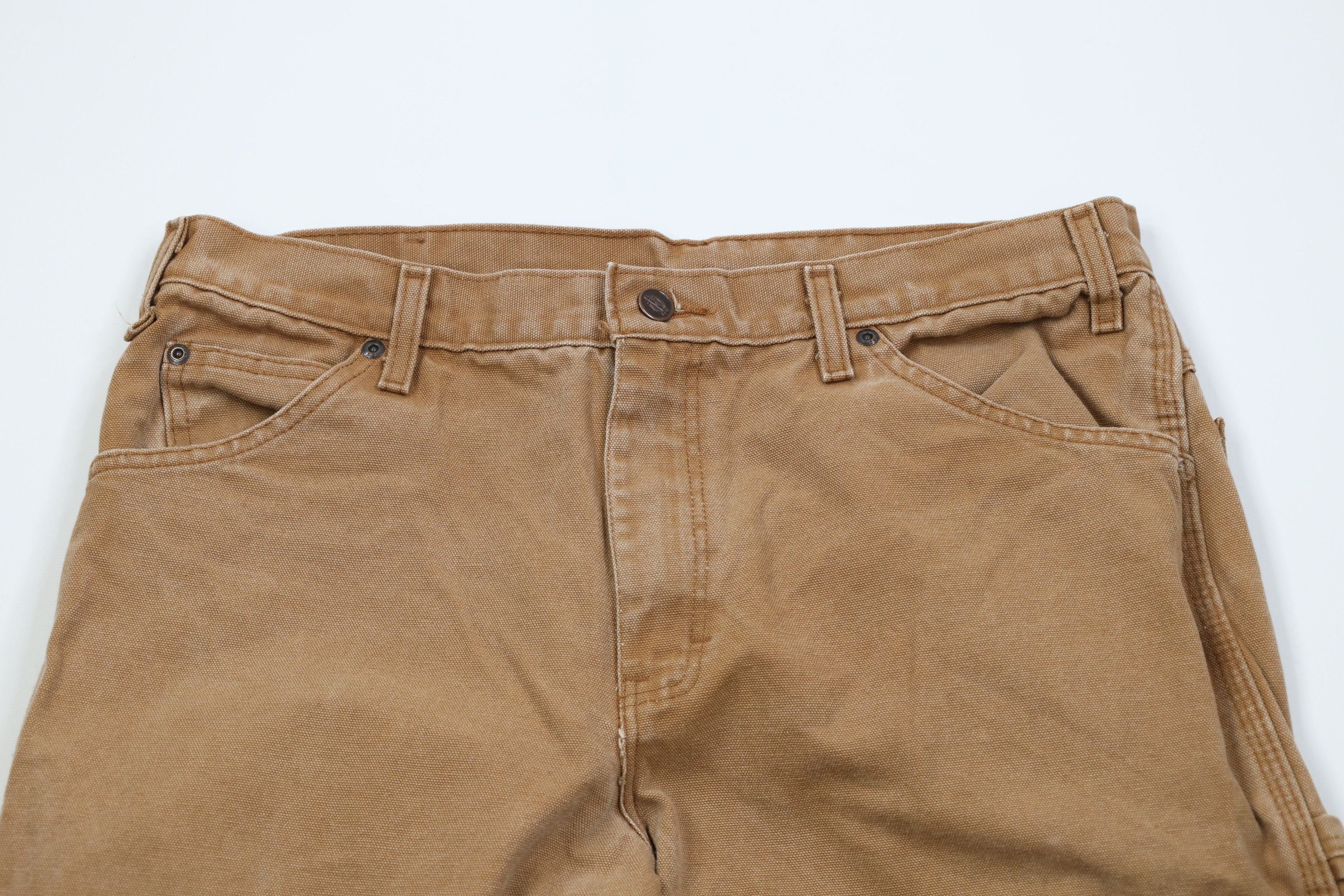 Dickies Vintage Y2K Dickies Fit Canvas Wide Leg Dungaree Pants Size US 34 / EU 50 - 2 Thumbnail