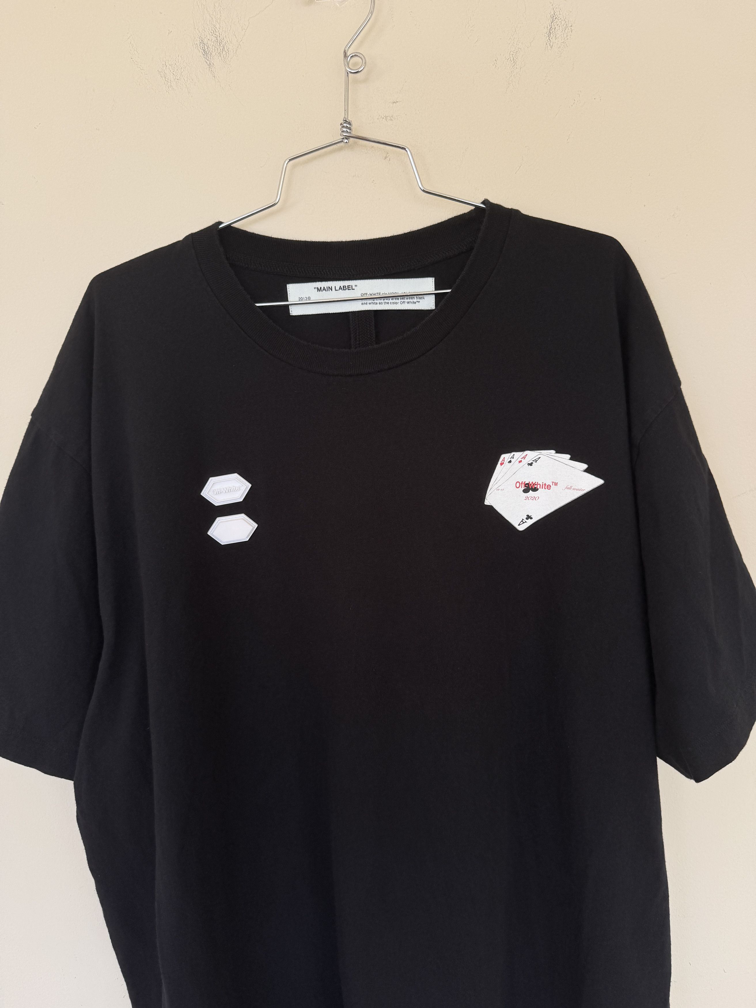 Off-White Off White Poker Tee Size US L / EU 52-54 / 3 - 4 Thumbnail