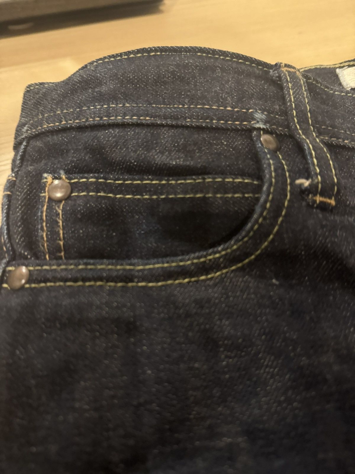 The Unbranded Brand The Unbranded Brand Selvedge Denim 18oz. UB469 Size US 31 - 1 Thumbnail