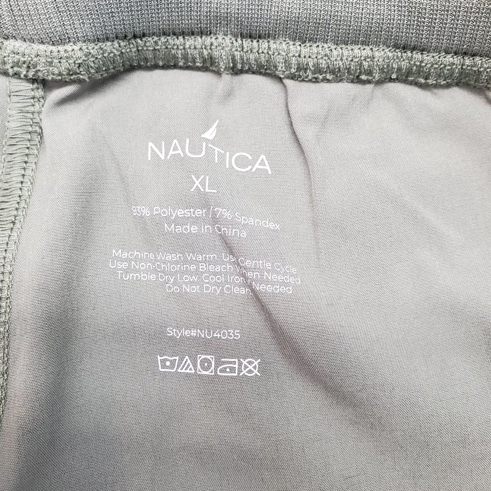 Nautica Nautica Womens XL Green Stretch Ankle Slit Elastic Waist Cargo Pocket Pants Size 40" / US 18 - 7 Thumbnail