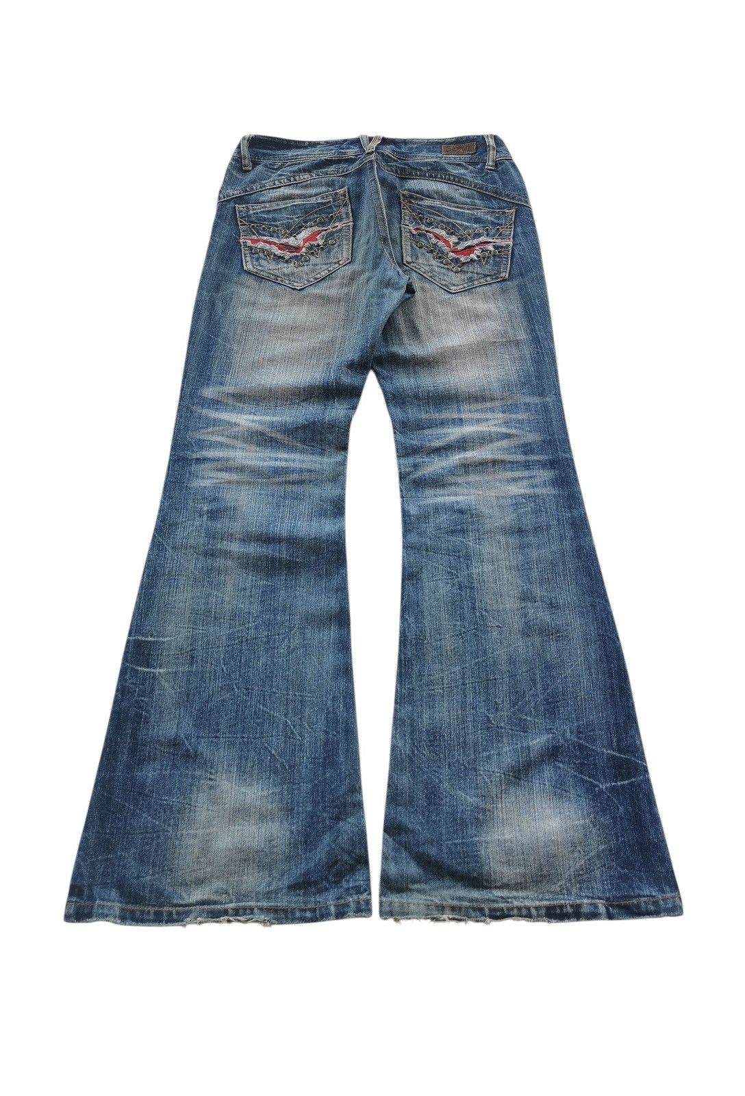 Le Grande Bleu (L.G.B.) Fiappar Distressed Flare Jeans 🔹LGB Inspire Size US 30 / EU 46 - 3 Thumbnail