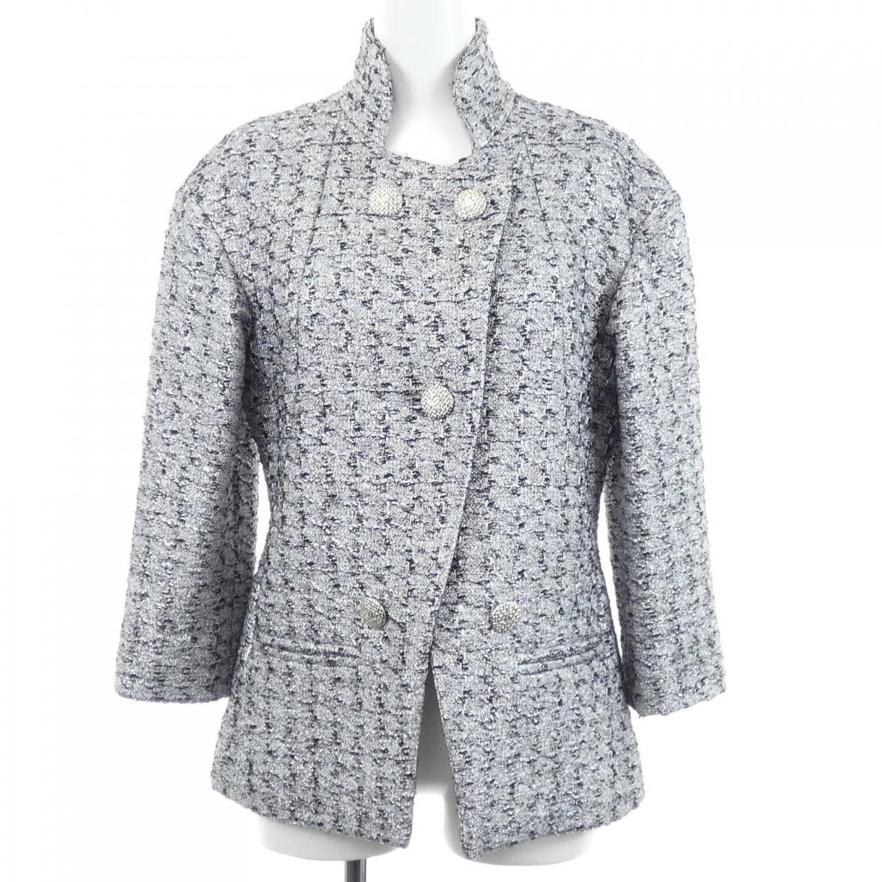Chanel Chanel Chanel P47856V34799 Jacket Textile Outerwear P47856V34799 DUTY FREE for USA Size ONE SIZE - 1 Thumbnail