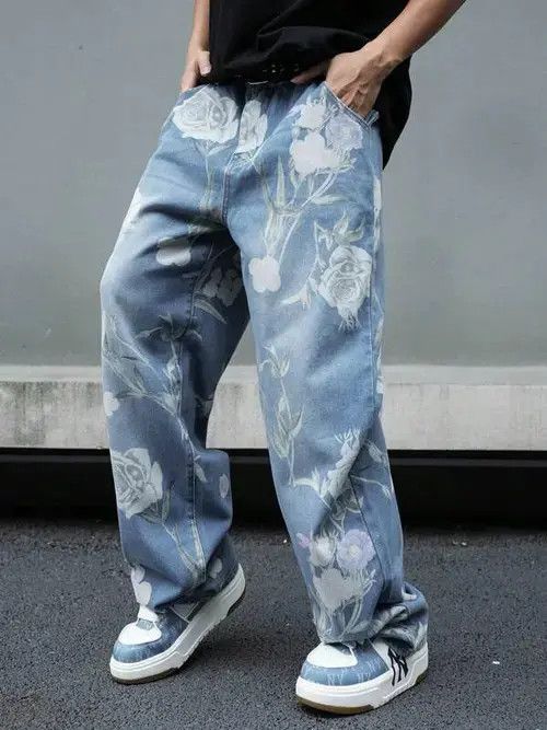 Jean Furuya x Kamon Vintage Unique Printed Jeans Loose Fit Size US 32 / EU 48 - 7 Thumbnail