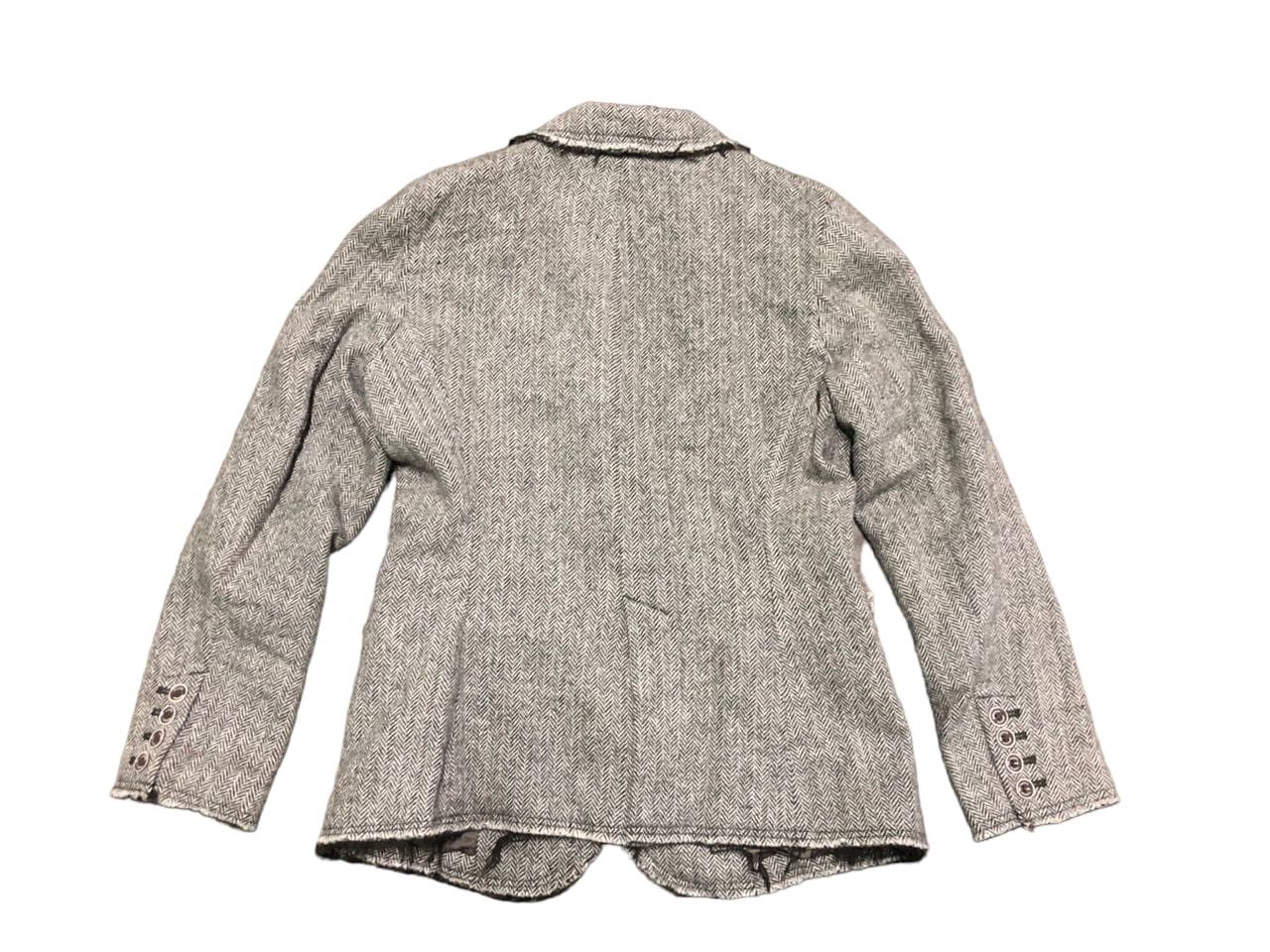 Hysteric Glamour Hysterics Glamour Tweed Wool Blazer Jacket distressed Style Size S / US 4 / IT 40 - 2 Thumbnail