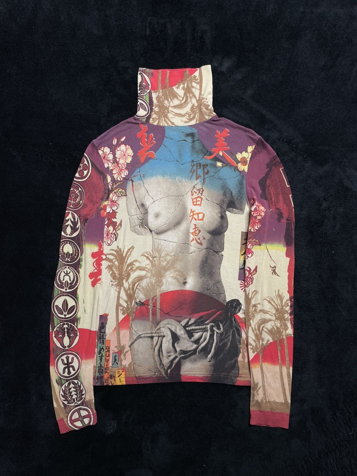 Jean Paul Gaultier Rare 1999 Jean Paul Gaultier Turtleneck Venus de Milo Size M / US 6-8 / IT 42-44 - 1 Thumbnail