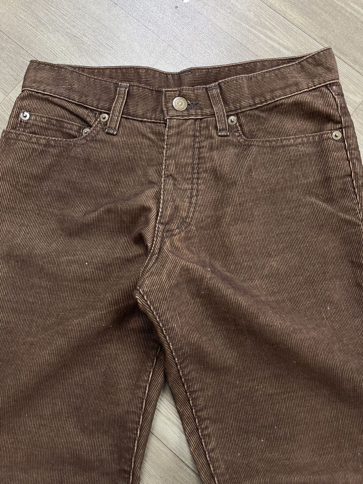 Tornado Mart 2000s Tornado Mart Japan Corduroy Flared Jeans Lgb Style Y2K Size US 27 - 4 Thumbnail