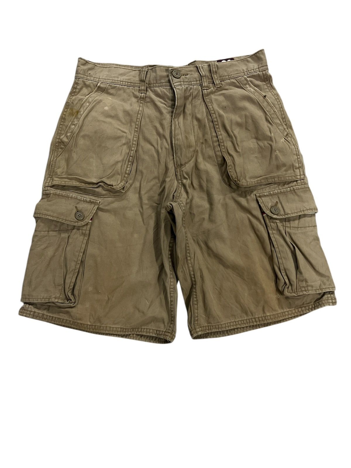 Japanese Brand × Vintage OLD NAVY SHORT CARGO PANT Size US 31 - 1 Thumbnail