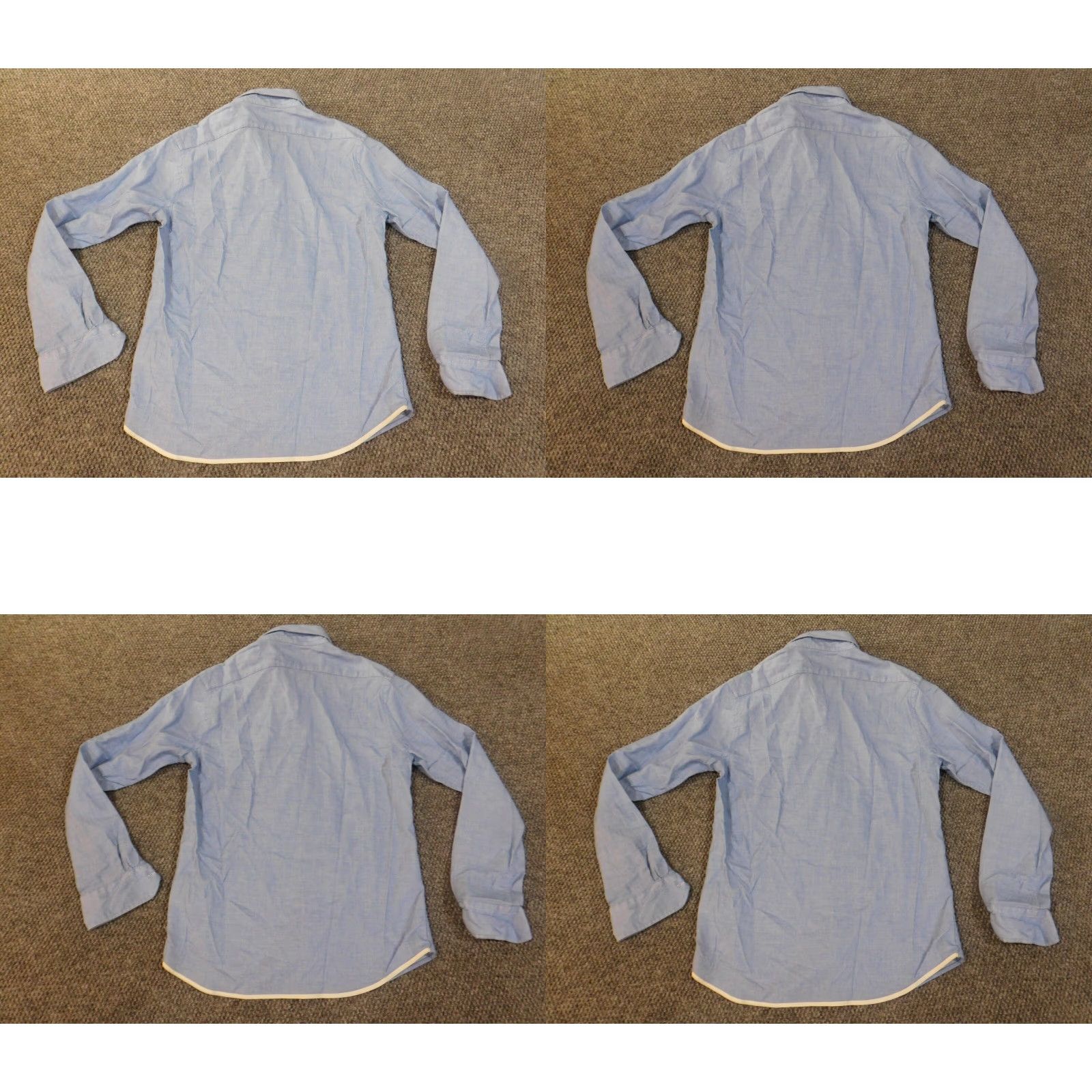 Scotch & Soda Scotch & Soda Shirt Mens Medium Blue Button Down Knit Cotton Regular Chest Breathable Casual Modern 90s? No Vintage No Size US M / EU 48-50 / 2 - 8 Thumbnail