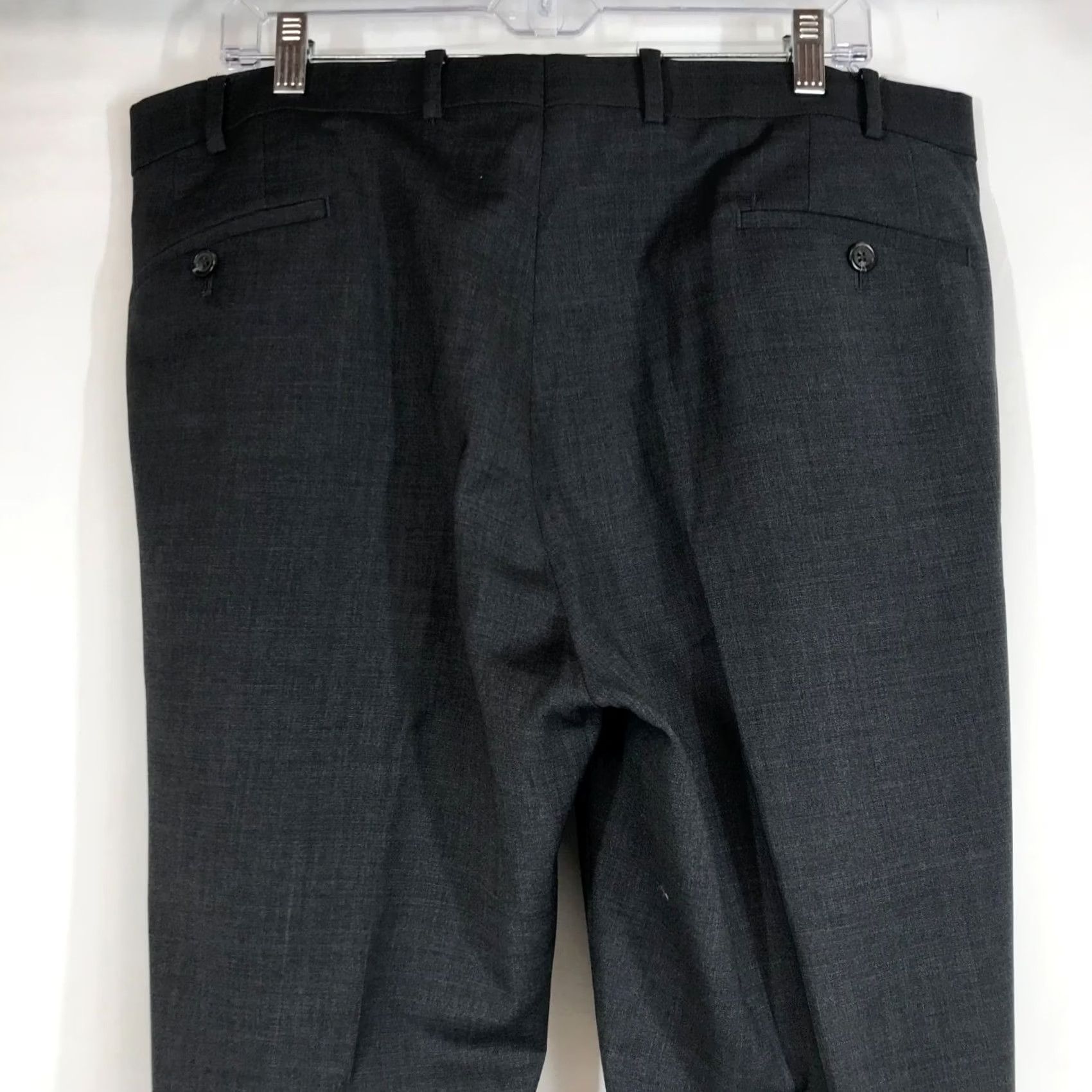 Ralph Lauren Lauren Ralph Dress Mens 38 Black MEN PLEATED WOOL CUFFED PANTS Size US 38 / EU 54 - 5 Thumbnail
