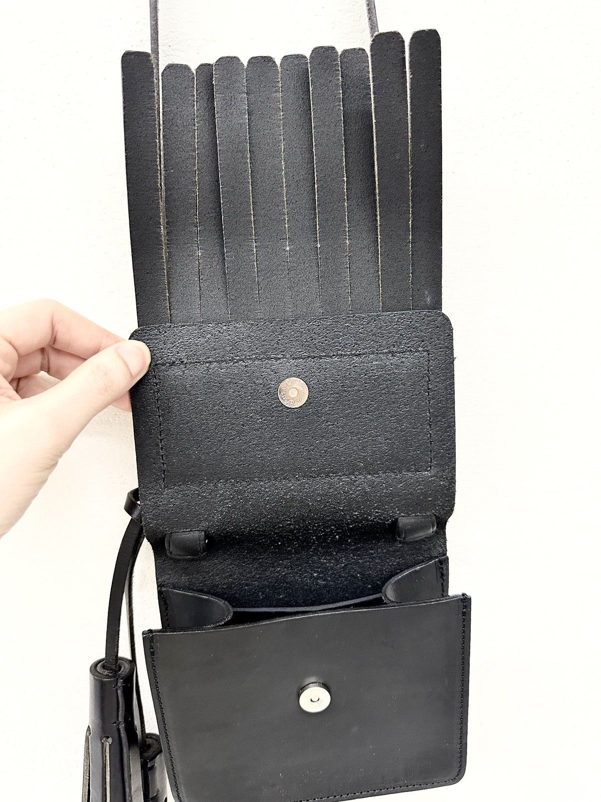 Acne Studios ACNE STUDIOS FRINGE COWBOY STYLE CROSSBODY BAG Size ONE SIZE - 7 Thumbnail