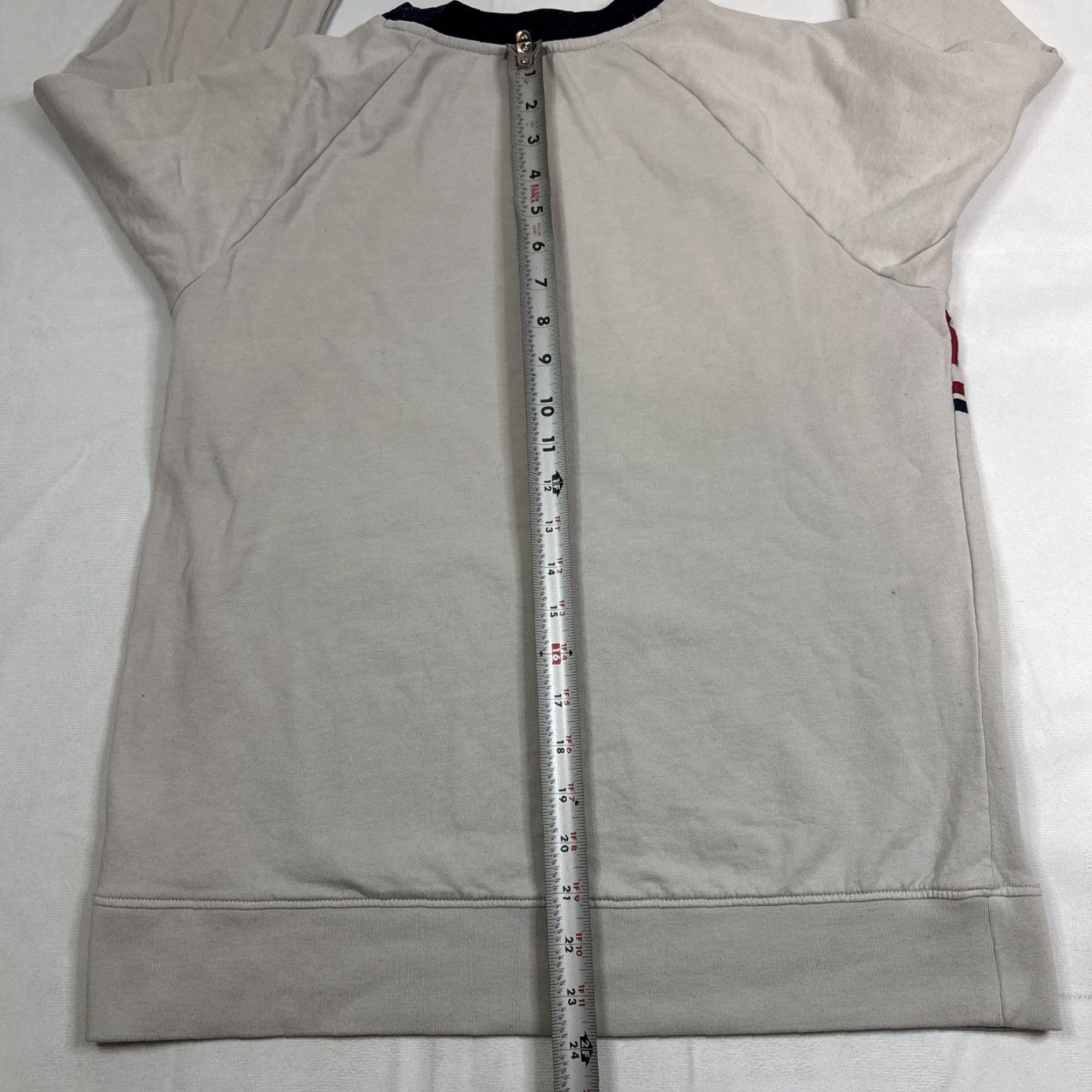 Patagonia Womens Patagonia Ringer Sweatshirt Crewneck Pullover Spell Out XXL Beige Organic Size XXL / US 16-18 / IT 52-54 - 5 Thumbnail
