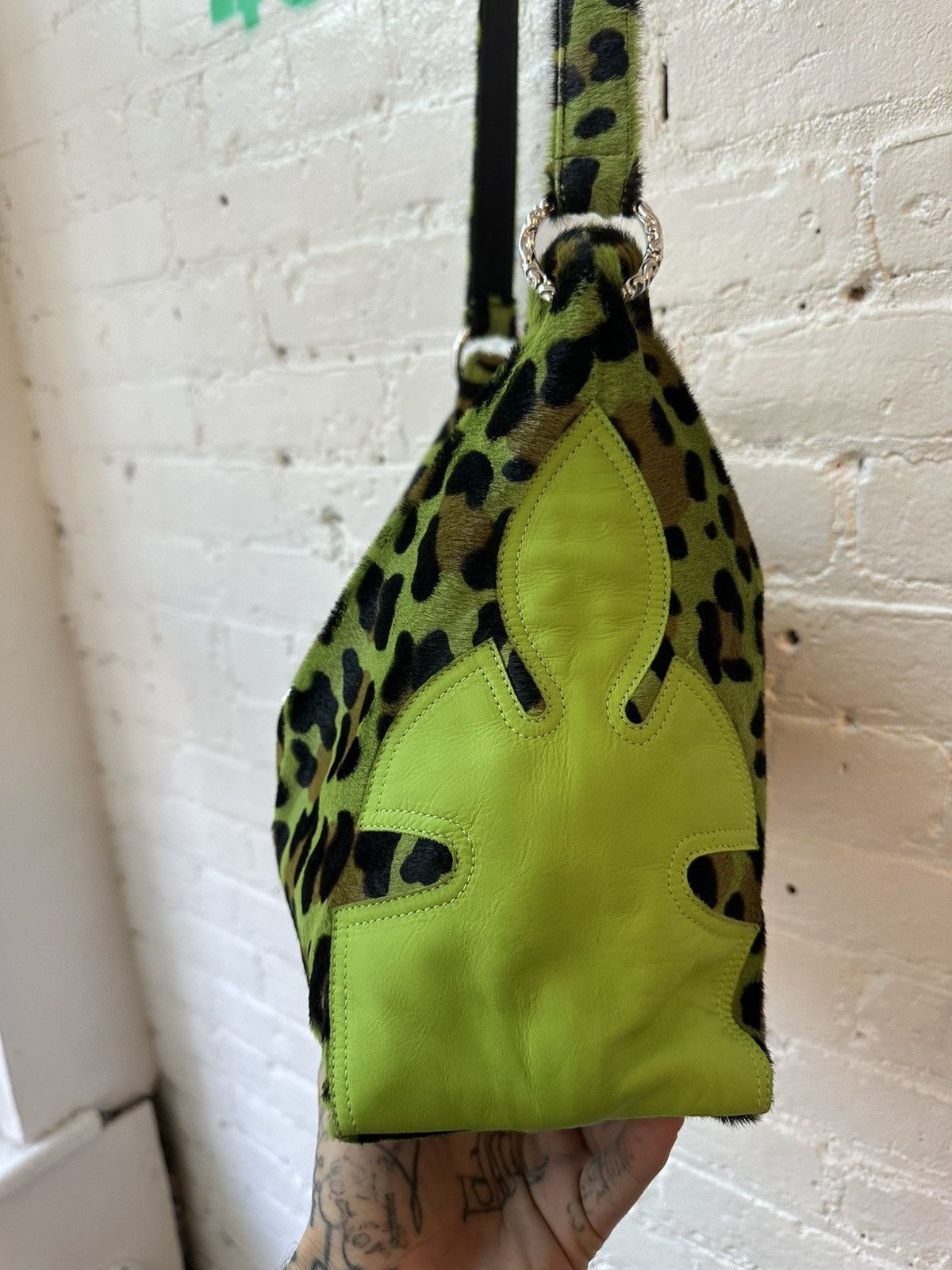 Chrome Hearts Chrome Hearts 2026 NEW RARE LYON GREEN CROSS BAG Size ONE SIZE - 5 Thumbnail