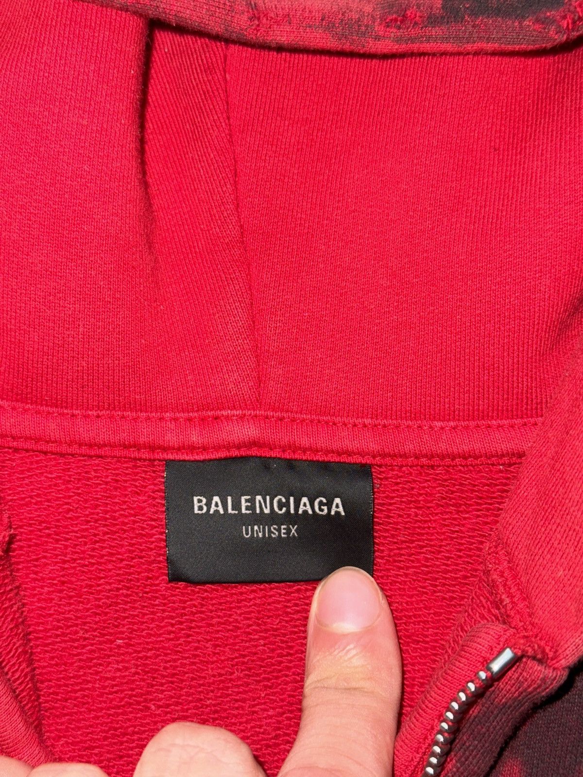 Balenciaga Balenciaga Red Skater Hoodie Size US S / EU 44-46 / 1 - 6 Thumbnail
