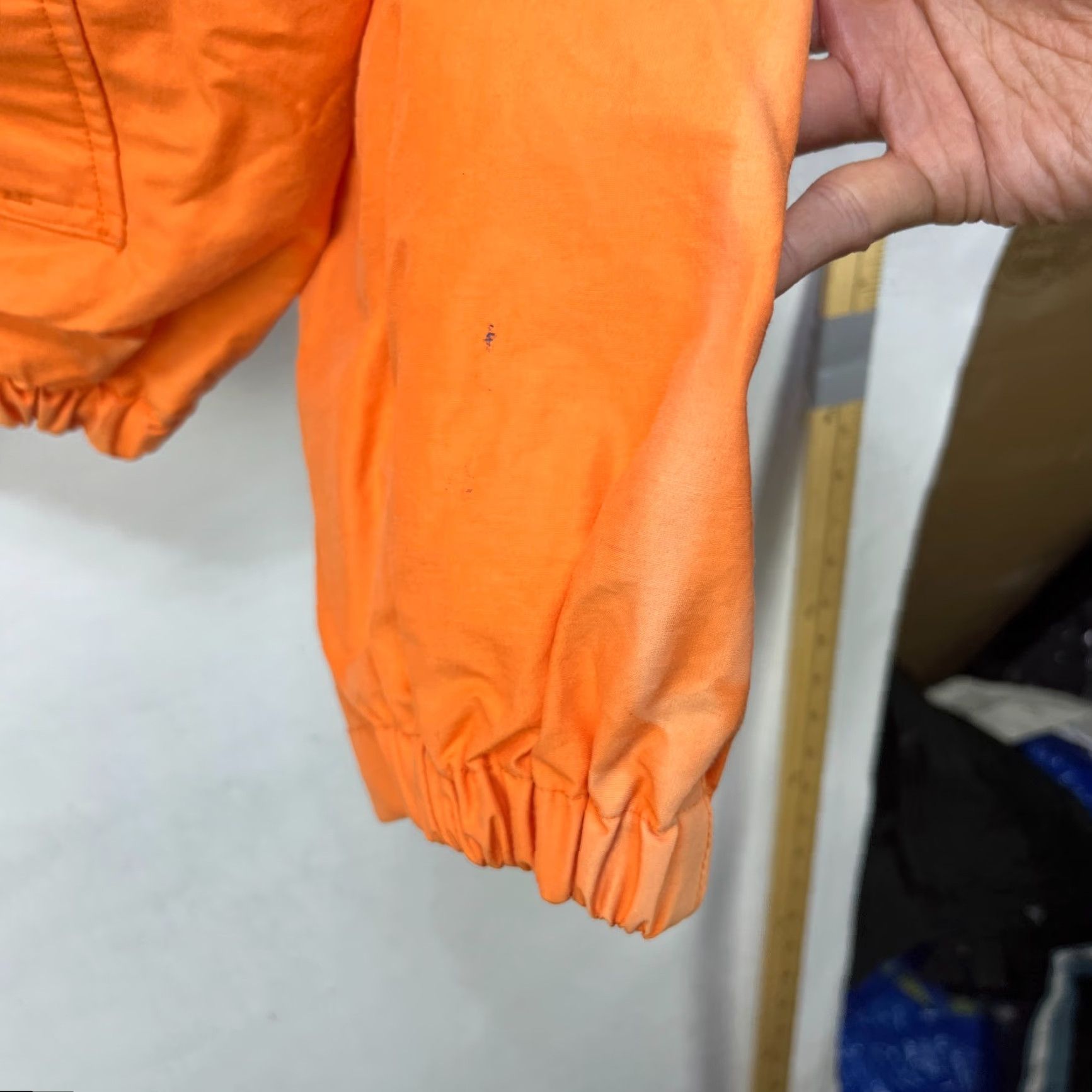 Nautica VINTAGE Nautica Windbreaker Jacket Men's XL Orange 90s - Logo, Nylon, Polyester lining, Regular fit, Solid, Casual Jacket Size US XL / EU 56 / 4 - 6 Thumbnail