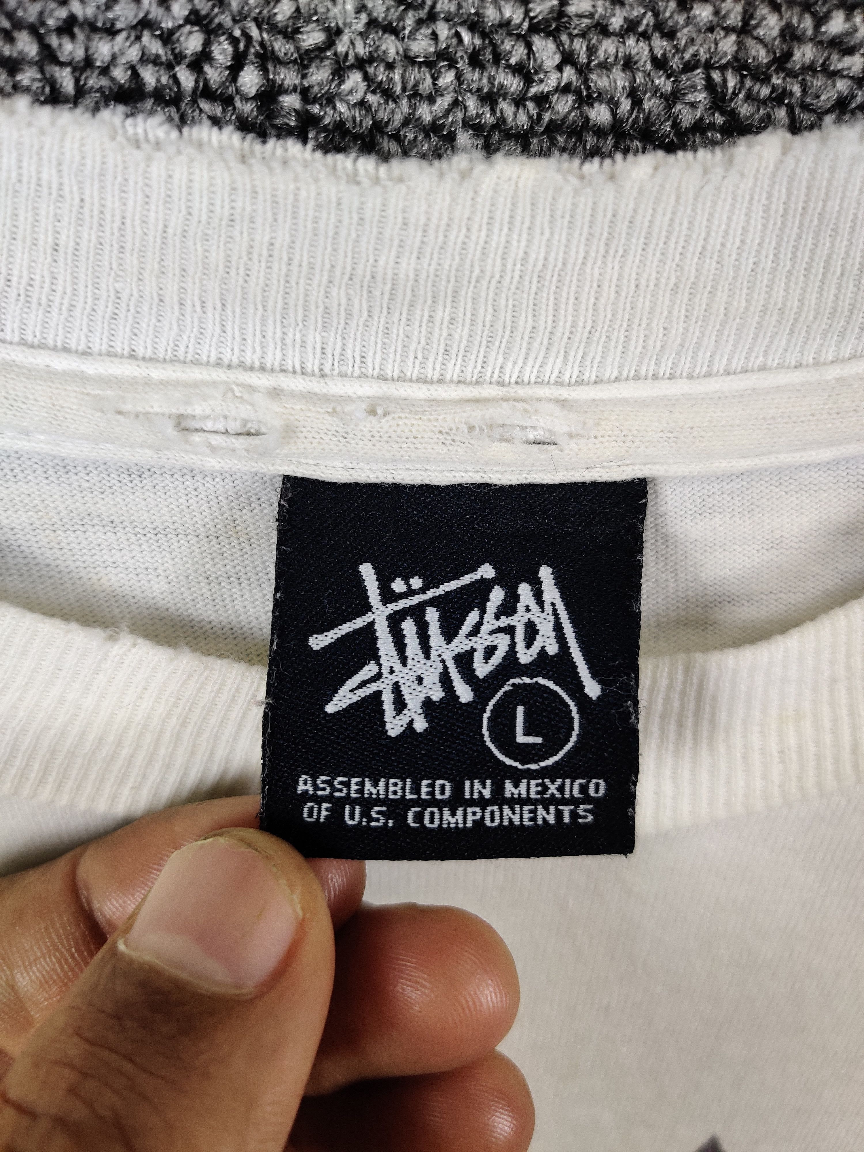 Stussy Vintage Trashed Stussy Distressed Tee Tshirt Size US L / EU 52-54 / 3 - 9 Thumbnail