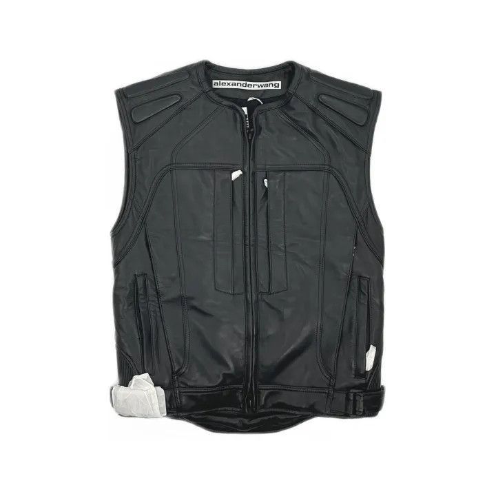 Alexander Wang Alexander Wang FW22 Zip Neck Black Vest - Size XXS / US 00 / IT 34 - 2 Thumbnail