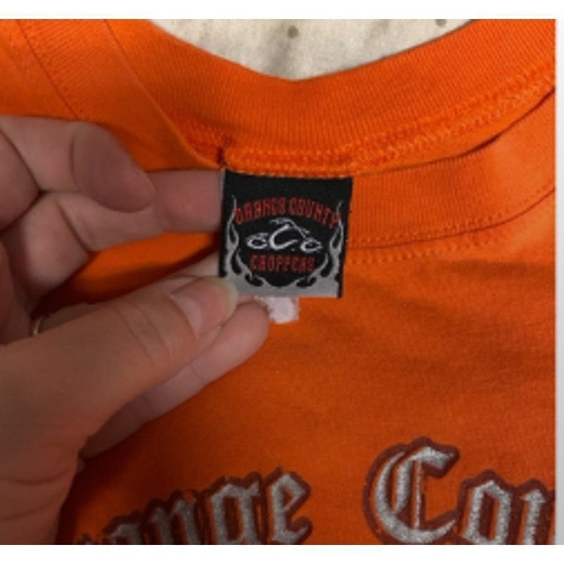 Other Vintage Biker Tee Orange County Choppers Graphic Orange L Size US L / EU 52-54 / 3 - 4 Thumbnail