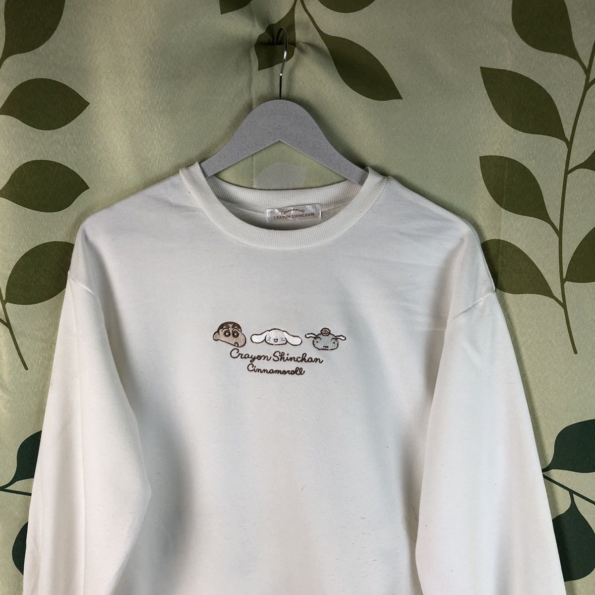 Anime × Japanese Brand Crayon Shinchan White vintage Sweathshirt #7464 Size US M / EU 48-50 / 2 - 4 Thumbnail