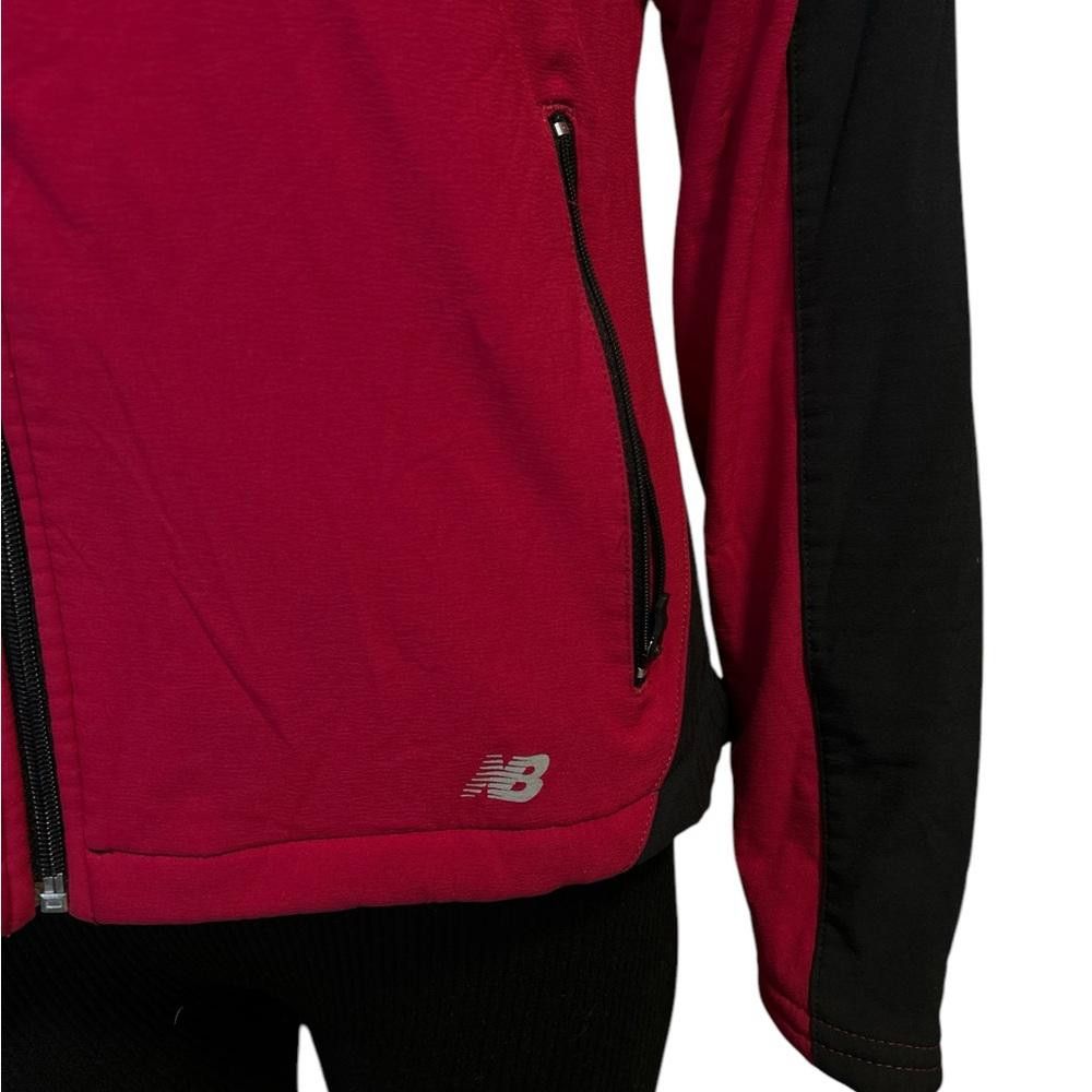 New Balance New Balance Women's Red & Black Fleece Jacket, Size M Size M / US 6-8 / IT 42-44 - 2 Thumbnail
