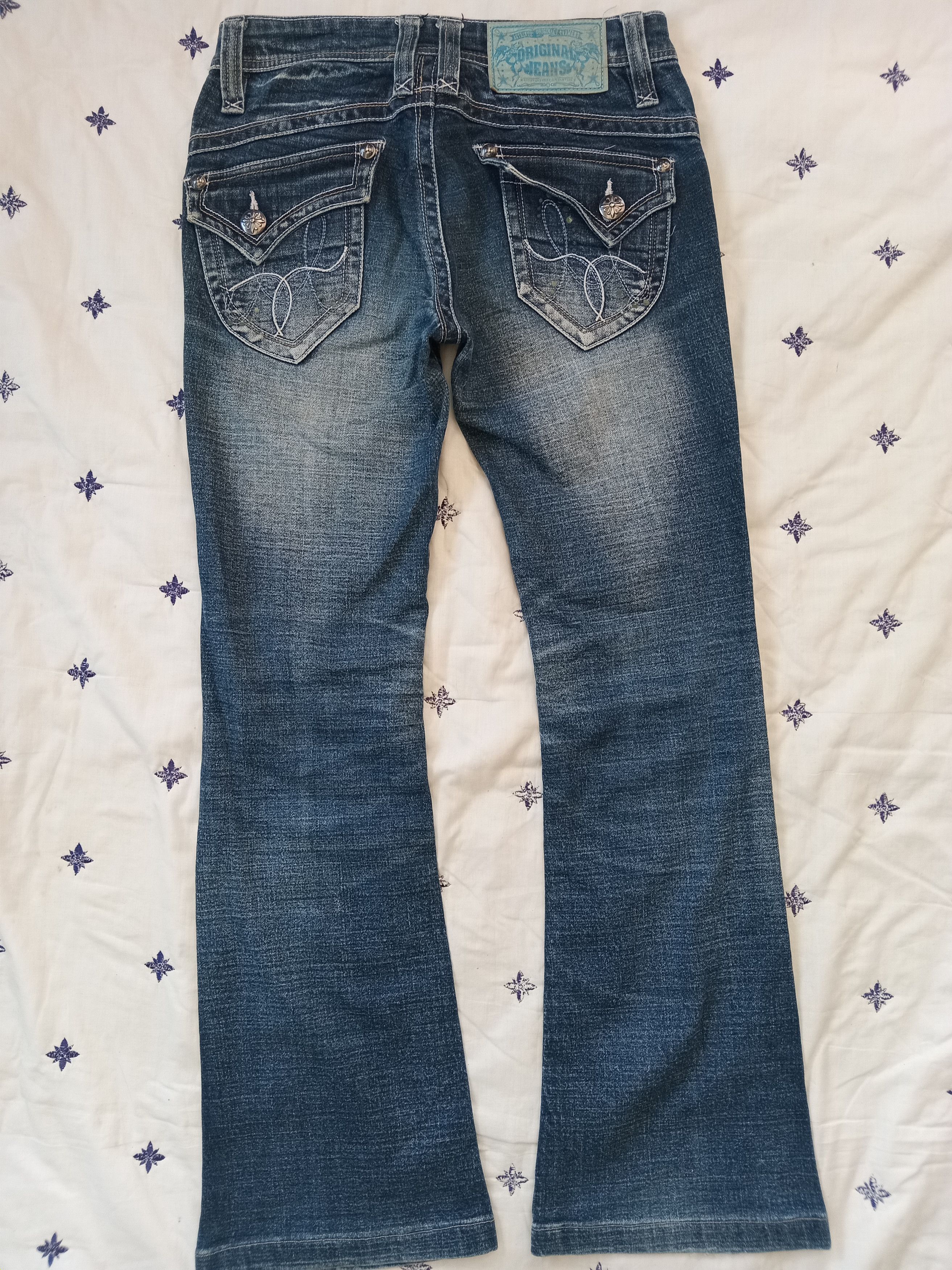 Japanese Brand Original Jeans Garment Japanese Flared Jeans Size 28" / US 6 / IT 42 - 11 Thumbnail