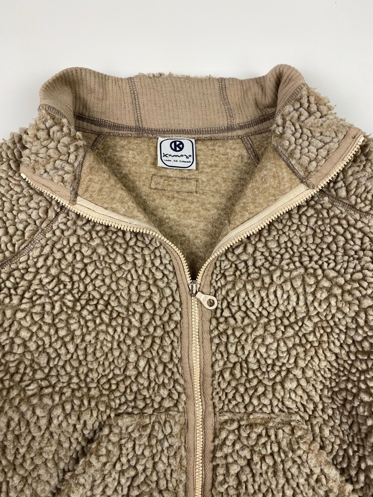 Vintage 1990’s Vintage Komodo London Boxy Deep Pile Sherpa Fleece Size US L / EU 52-54 / 3 - 7 Thumbnail