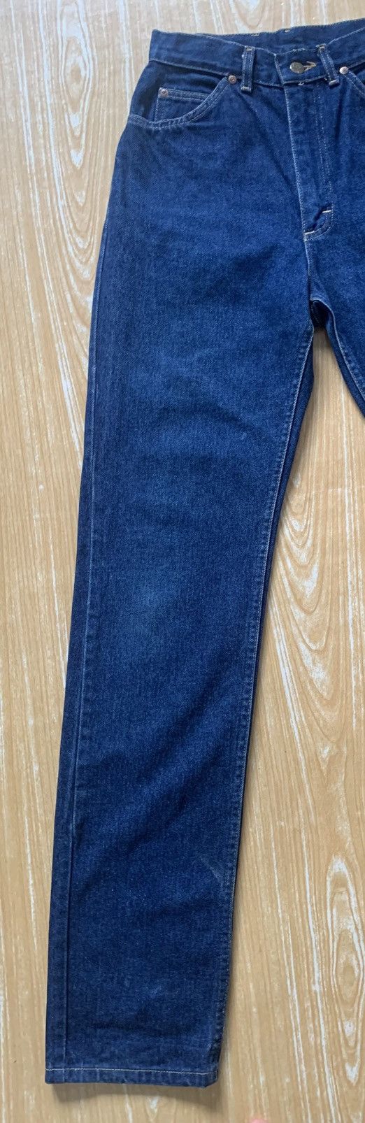 Lee × Vintage Rare!! Vintage 80s Lee Talon42 Zipper Made In USA Denim Pant Size 24" / US 00 / IT 34 - 11 Thumbnail
