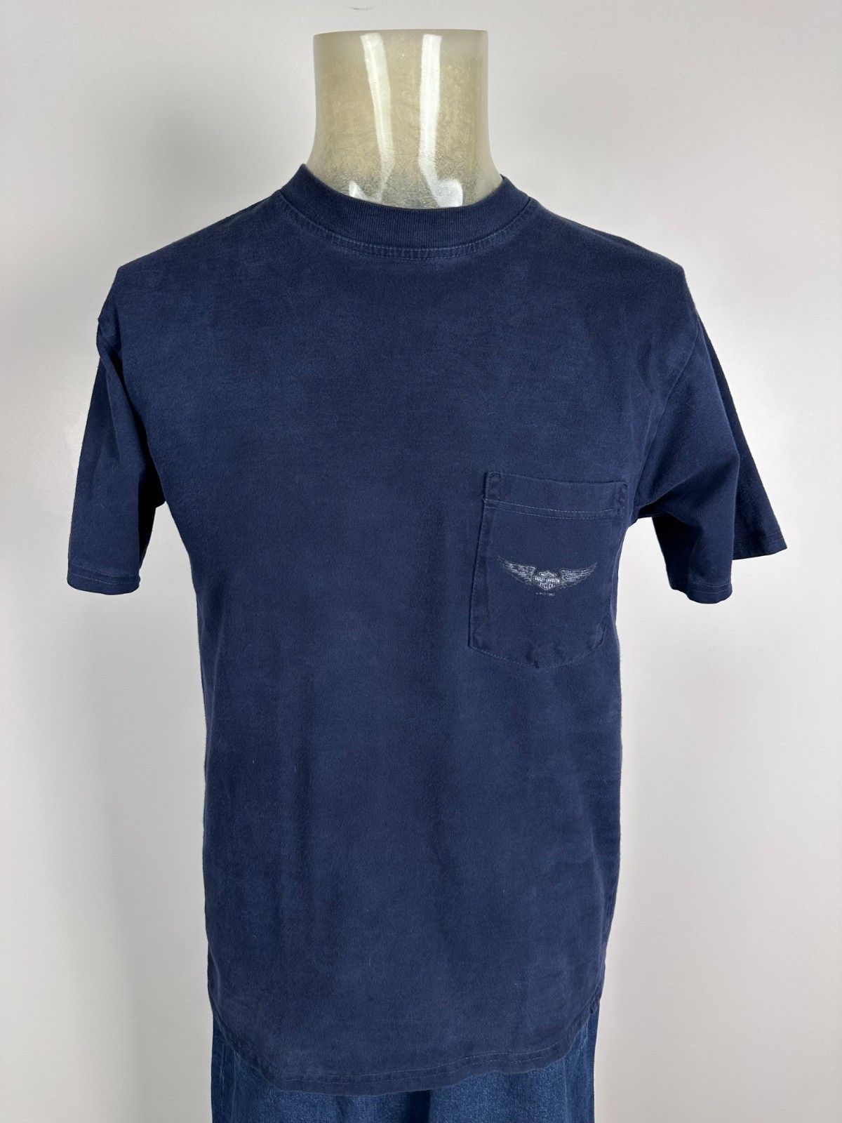Harley Davidson Harley Davidson 1995 Vintage T Shirt Navy Blue Size L USA Size US L / EU 52-54 / 3 - 1 Thumbnail