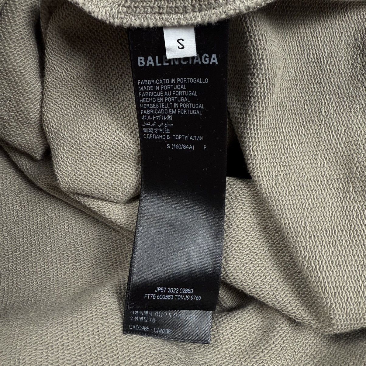 Balenciaga Balenciaga Distressed Embroidered Big Logo Hoodie Size US S / EU 44-46 / 1 - 7 Thumbnail