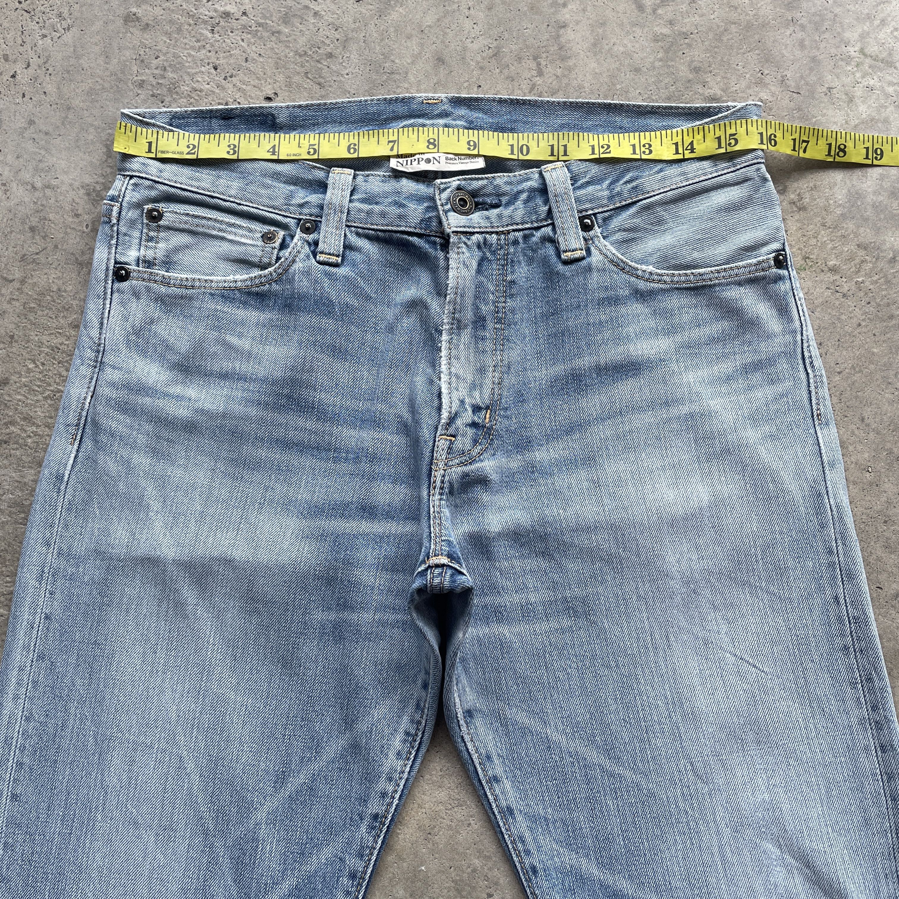 Japanese Brand × StraightFaded VINTAGE MADE IN NIPPON JEANS JAPAN FADED STRAIGHT PANTS W32 Size US 32 / EU 48 - 5 Thumbnail